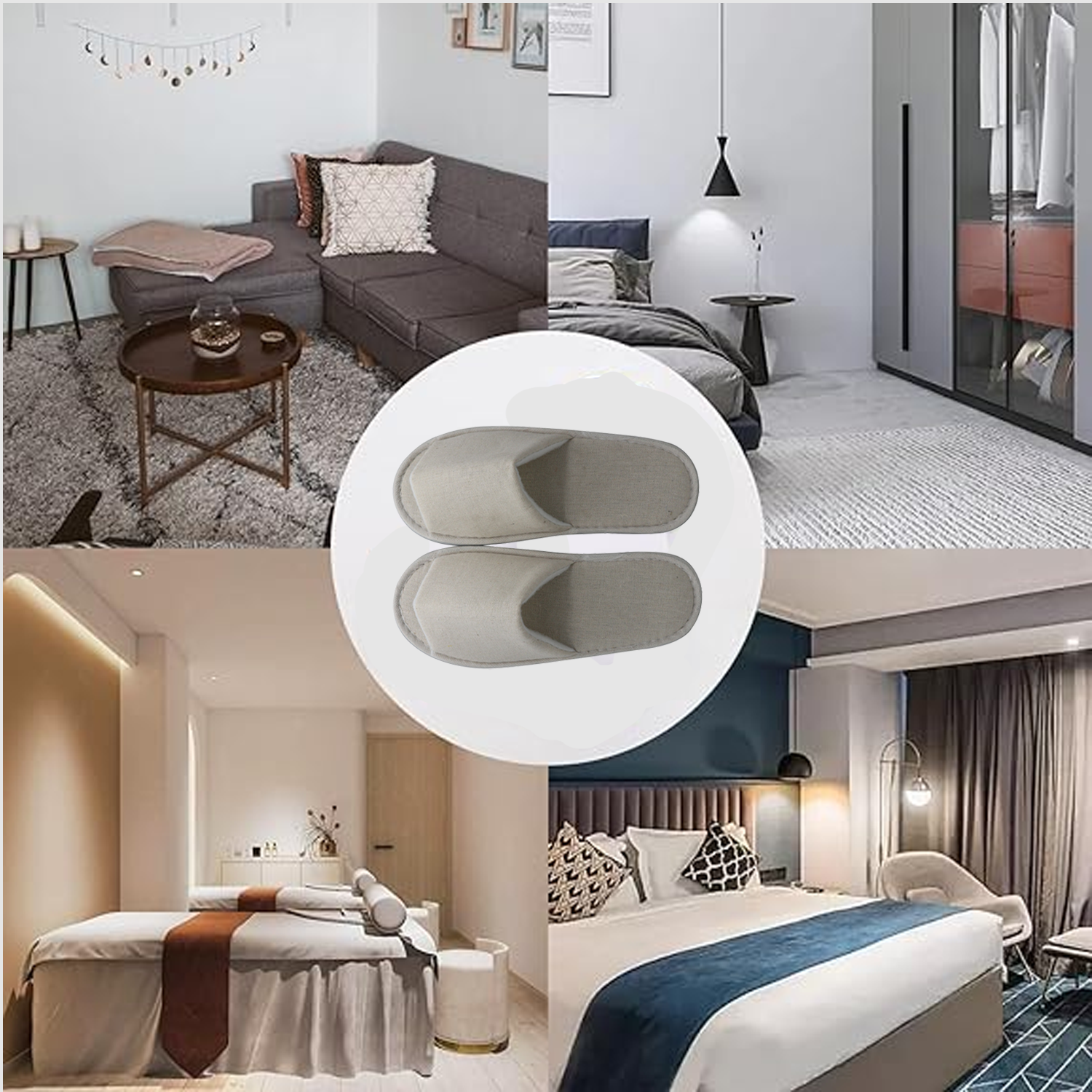 Open-Toe Hotel Slipper 7
