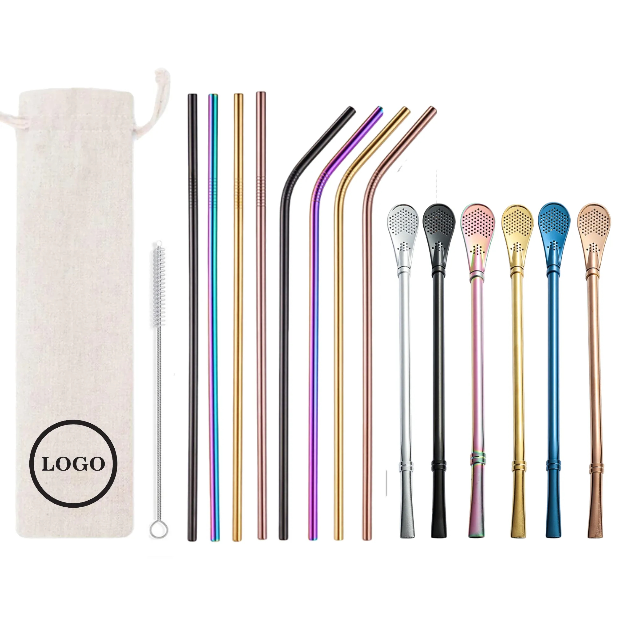 4 in 1 Stainless Steel Straw Kit 3