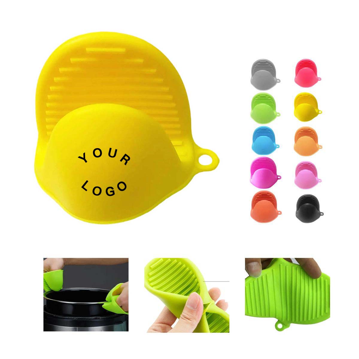 Silicone Oven Mitt for Kitchen Heat Safety 2