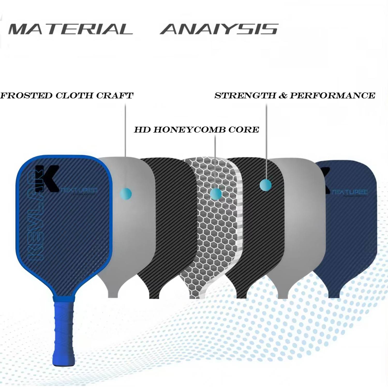Carbon Fiber Pickleball Paddle 11