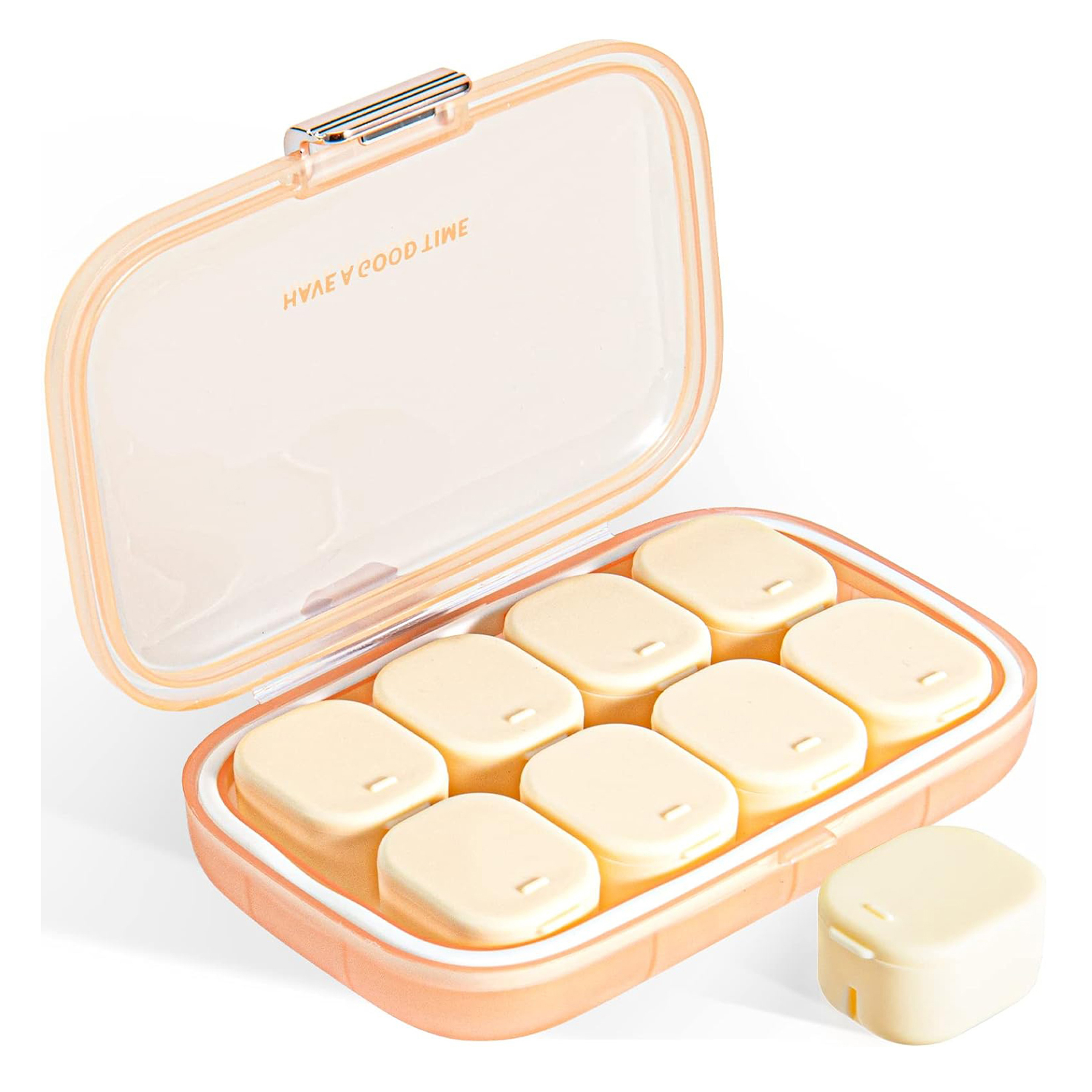 8 Compartment Portable Pill Organizer 3