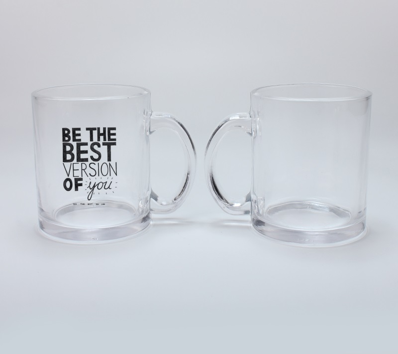 Glass Coffee Mugs 11oz. 4