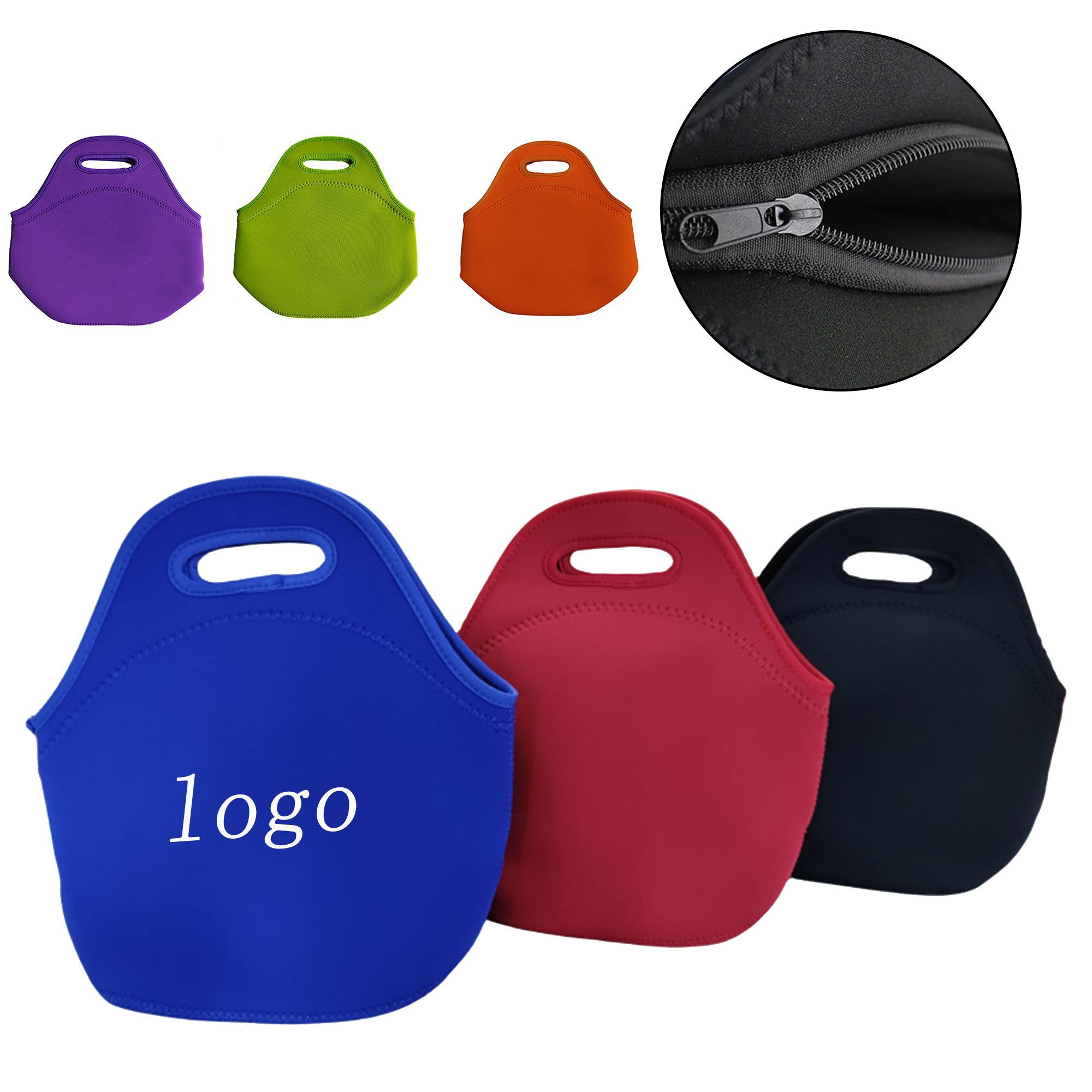 Portable Neoprene Lunch Tote Bag 3