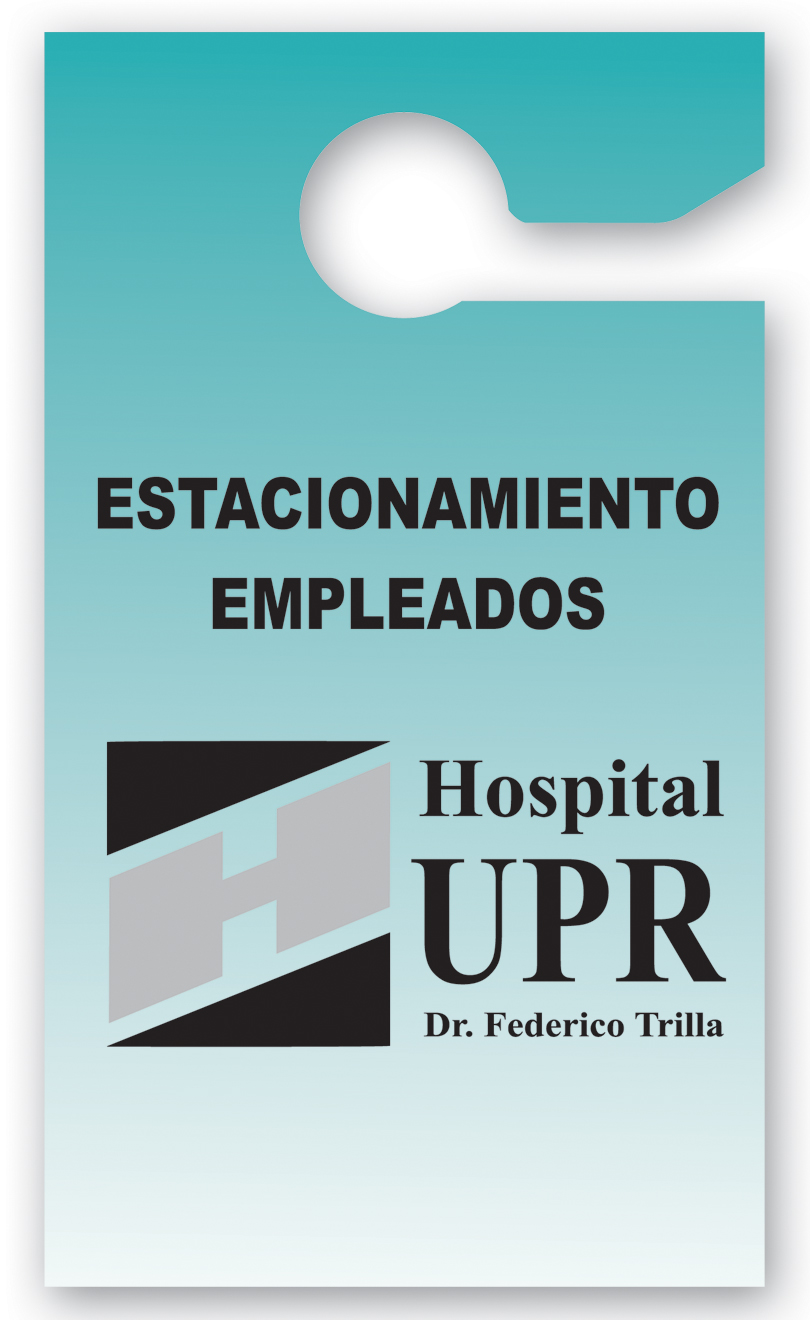 USA Made Laminated Parking Permit | Hanger - Rectangle (4"x7") Square Corners 1