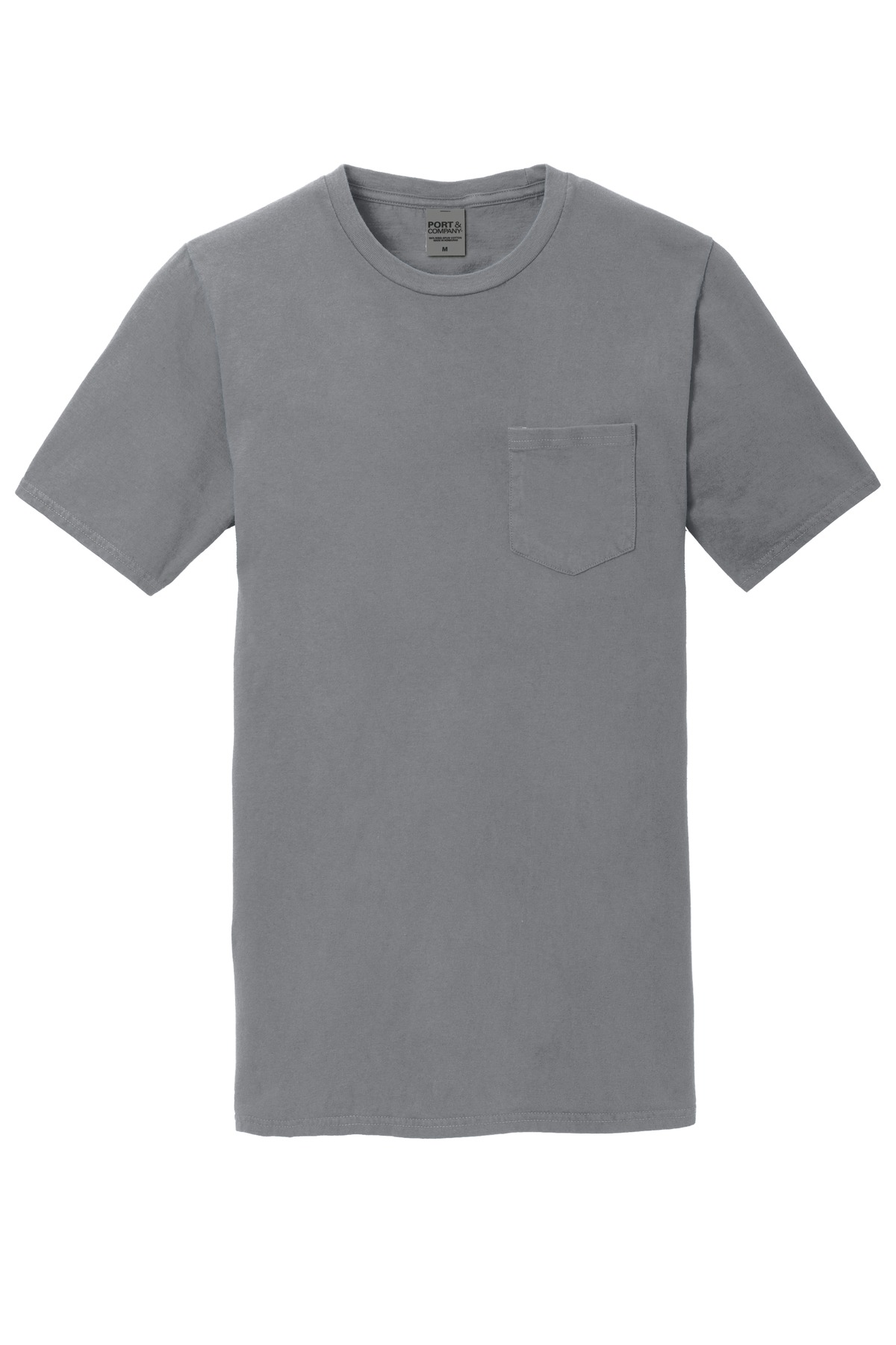 Port & Co Beach Wash Garment-Dyed Pocket Tee. PC099P 50