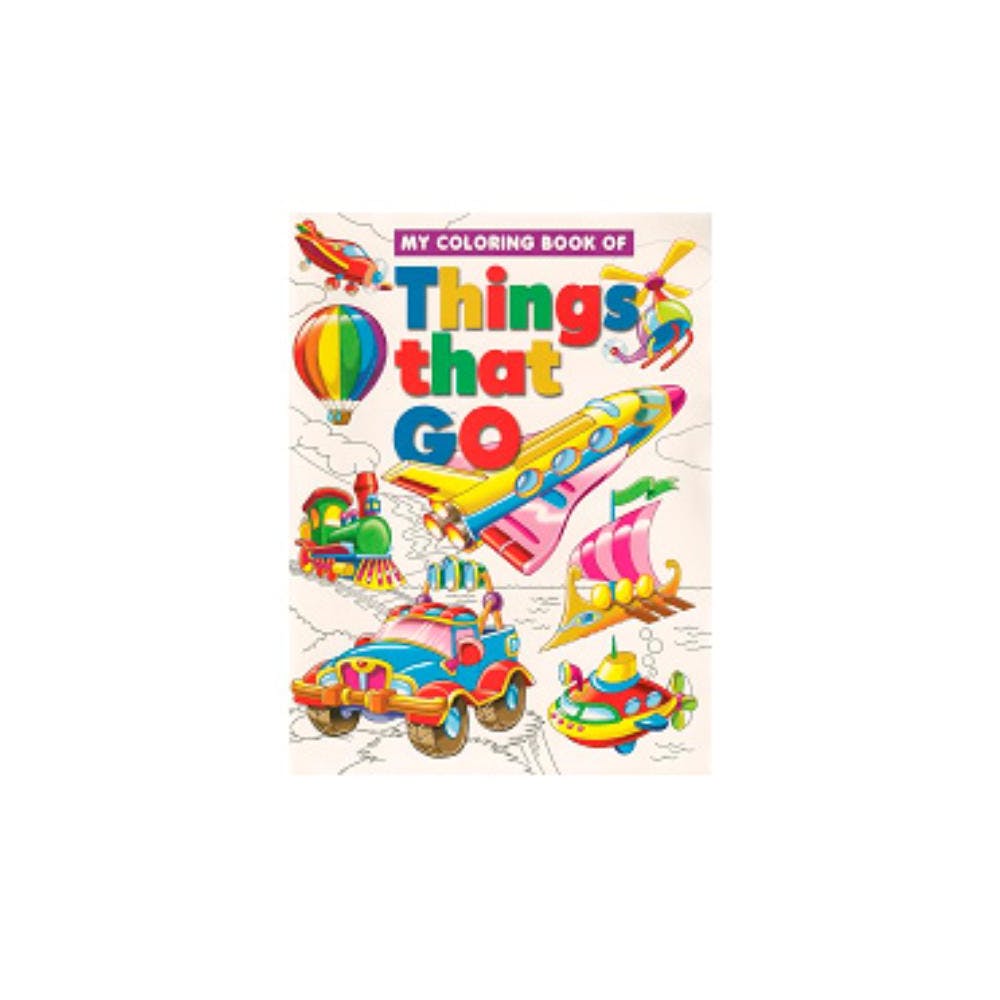 Things That Go Coloring Books - Vehicles 64 Pages 2