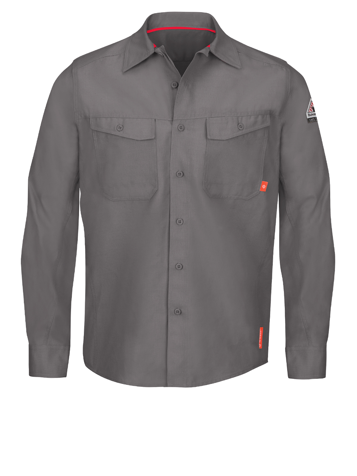 Bulwark - iQ Series Work Shirt - Men's Iq End Long Sleeve Gy Workshirt Enhanced