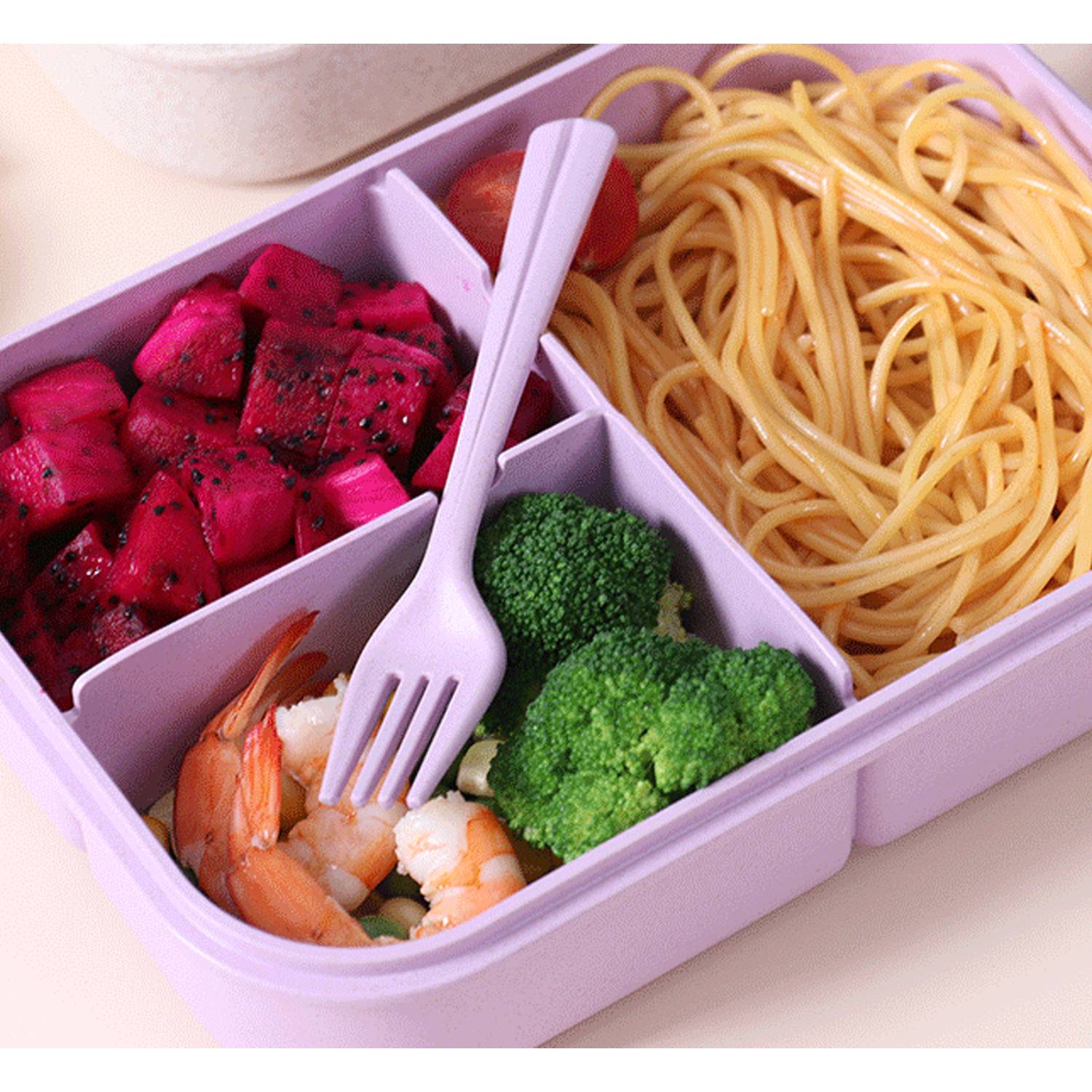 Natural Wheat Fiber Lunch Box 3