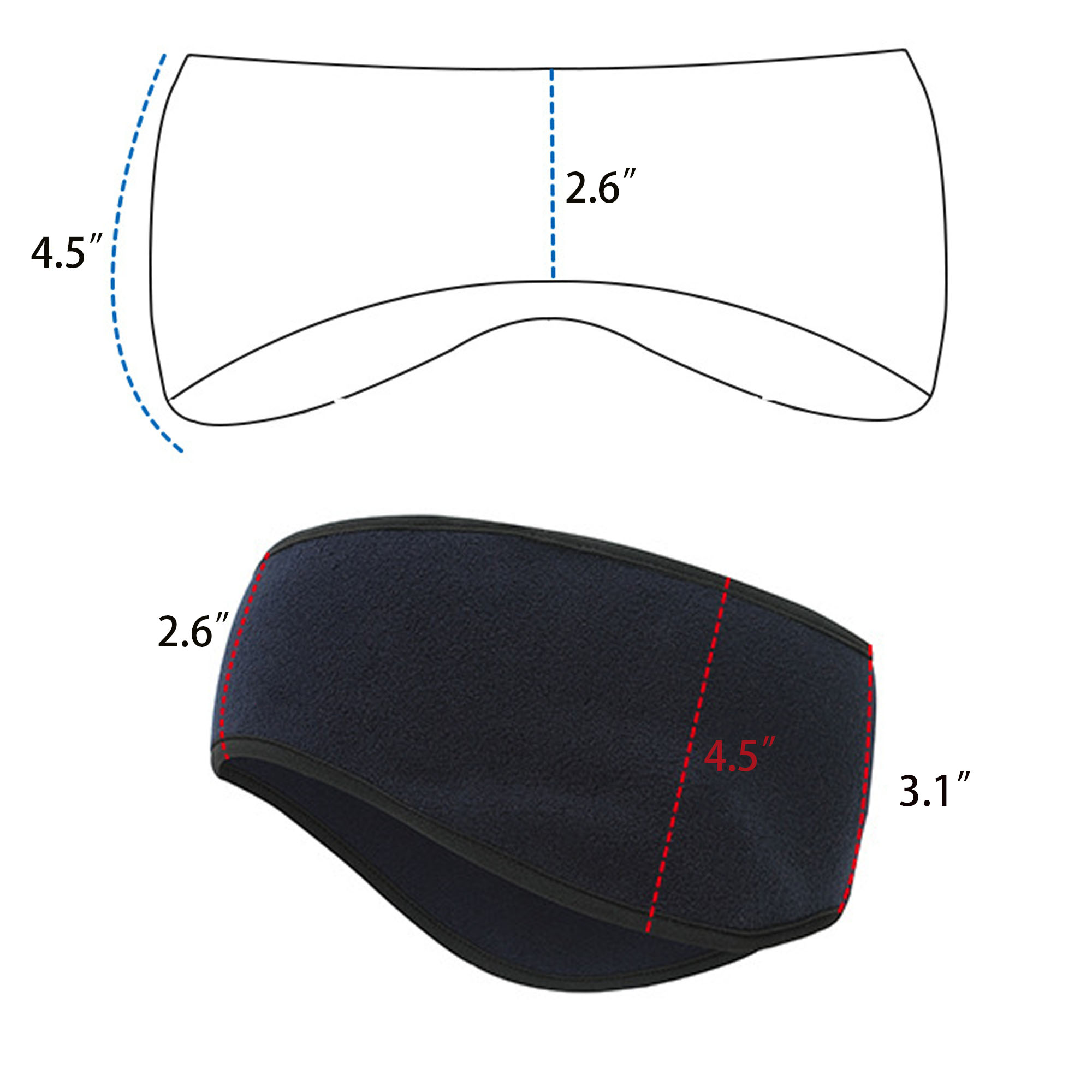 Fleece Ear Warmer Headband 4