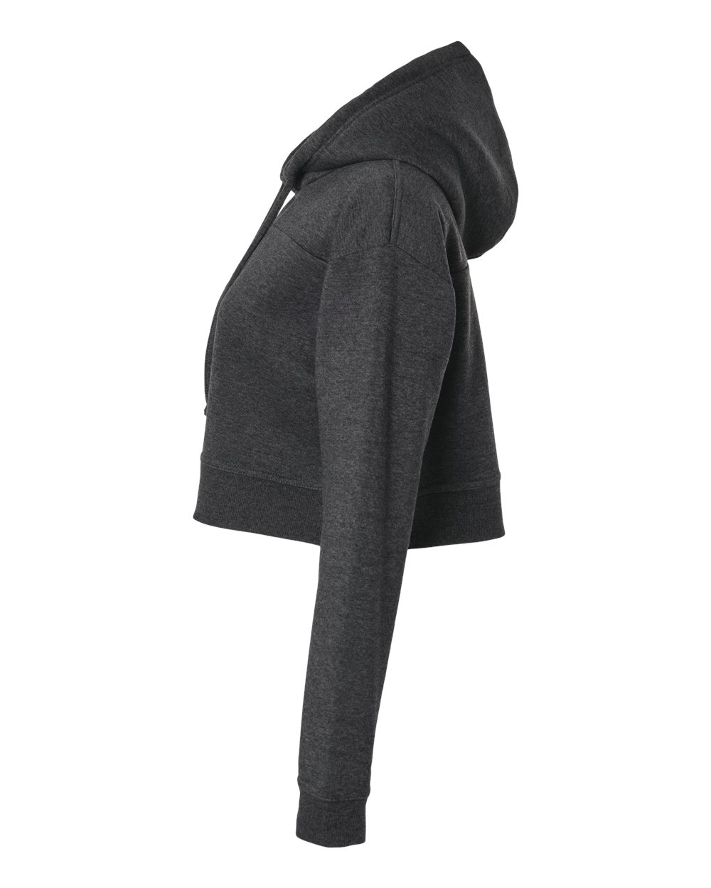 Women's Cropped Fleece Hooded Sweatshirt - BW5404 27