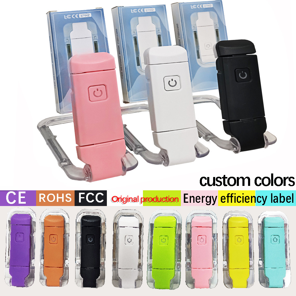 LED Mini USB Charging Eye-protecting Folding Book Holder Lamp 6