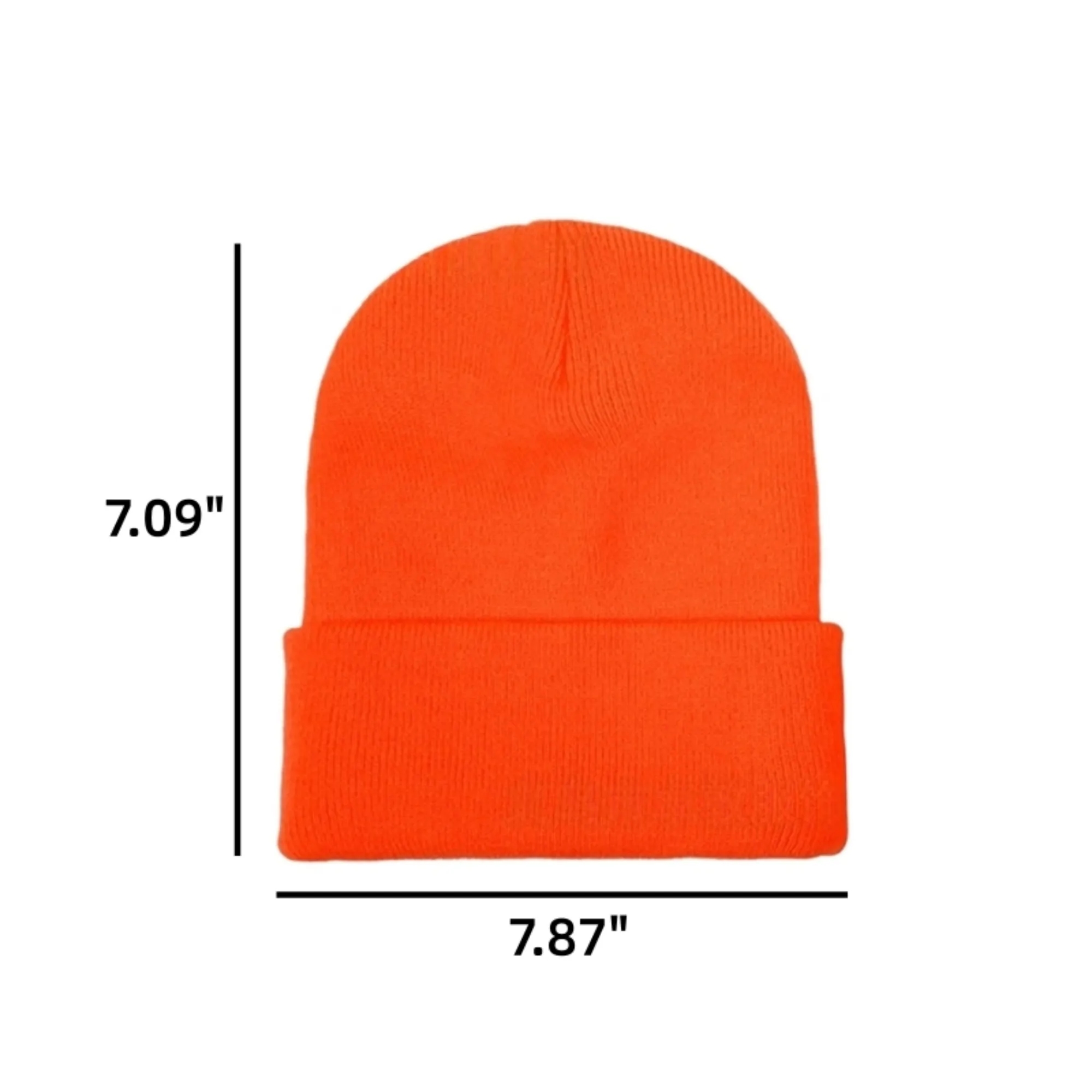 Warm Soft Solid Beanie Knit Hat Winter Hat 4