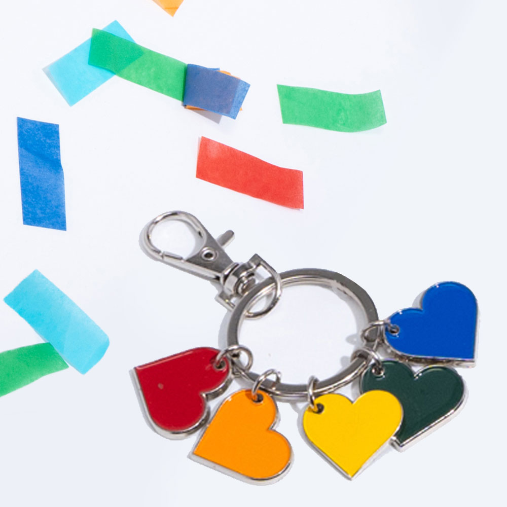 Diestruck Charm Keychain: 5 Charms 1