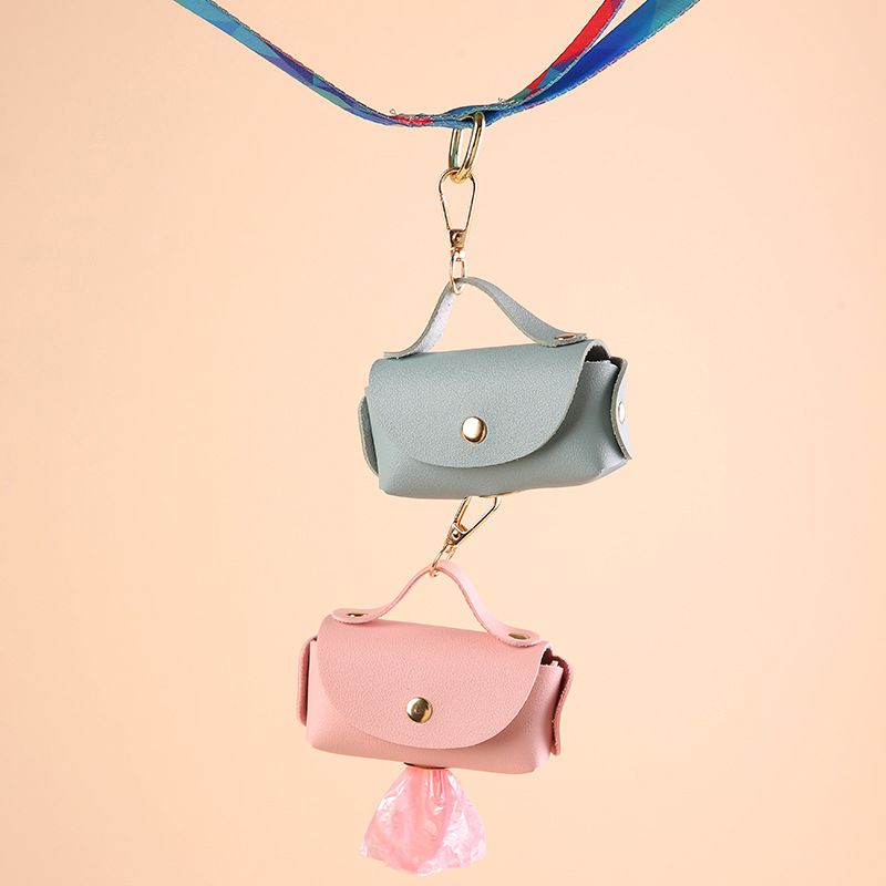 Leather Dog Poop Bag Dispenser 2