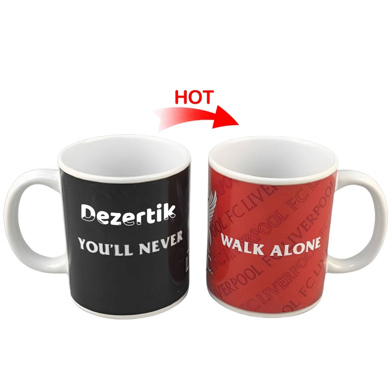 11oz Heat Sensitive Color Changing Ceramic Mug for Coffee