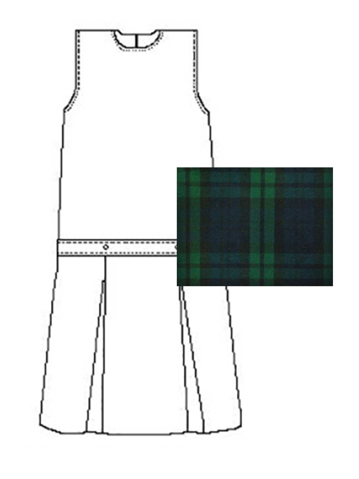 A+ Uniforms - Girls' Polyester Plaid Jumper 9