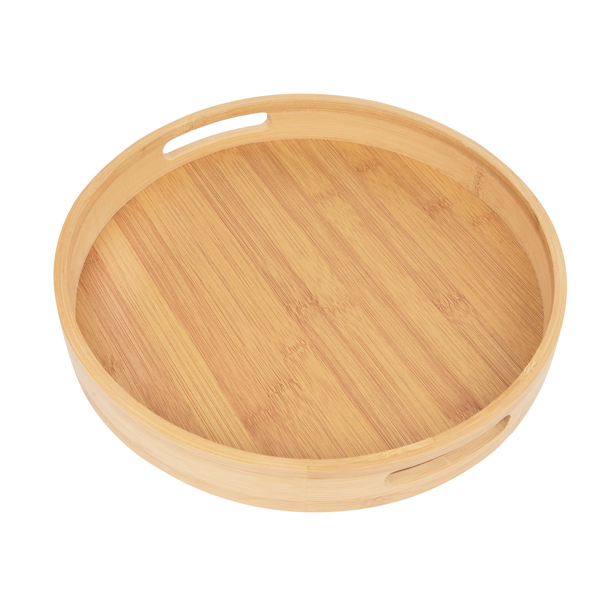 Bamboo Serving Tray With Handles 3