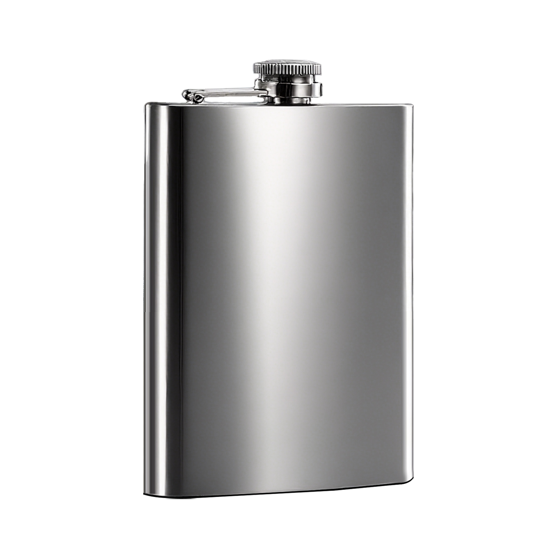 8OZ Stainless Steel Hip Flask, custom water bottle with logo imprint 1