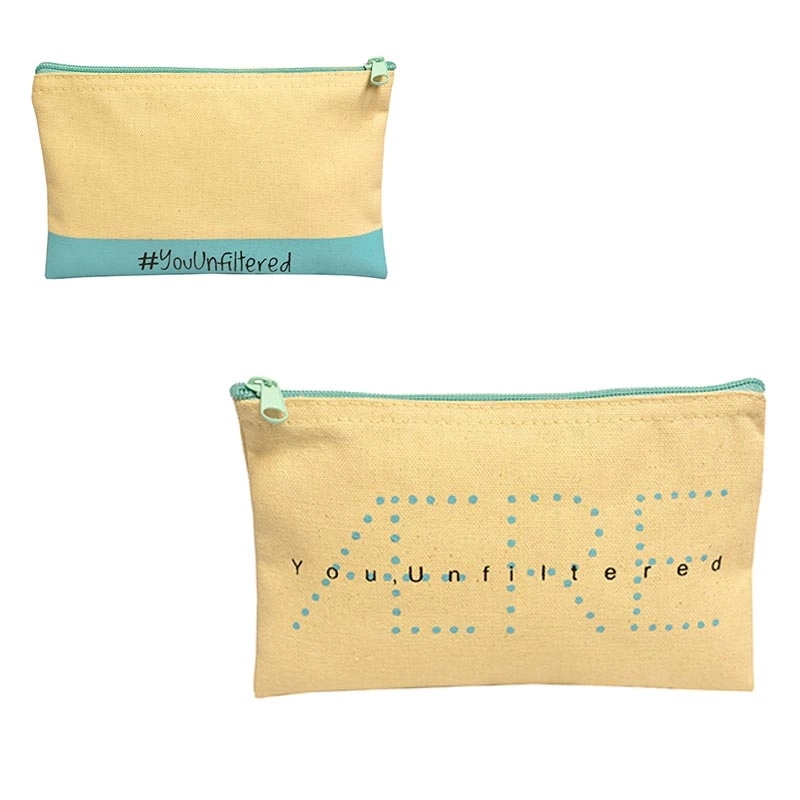 Canvas Zippered Pouches (8"w x 5"h) 2