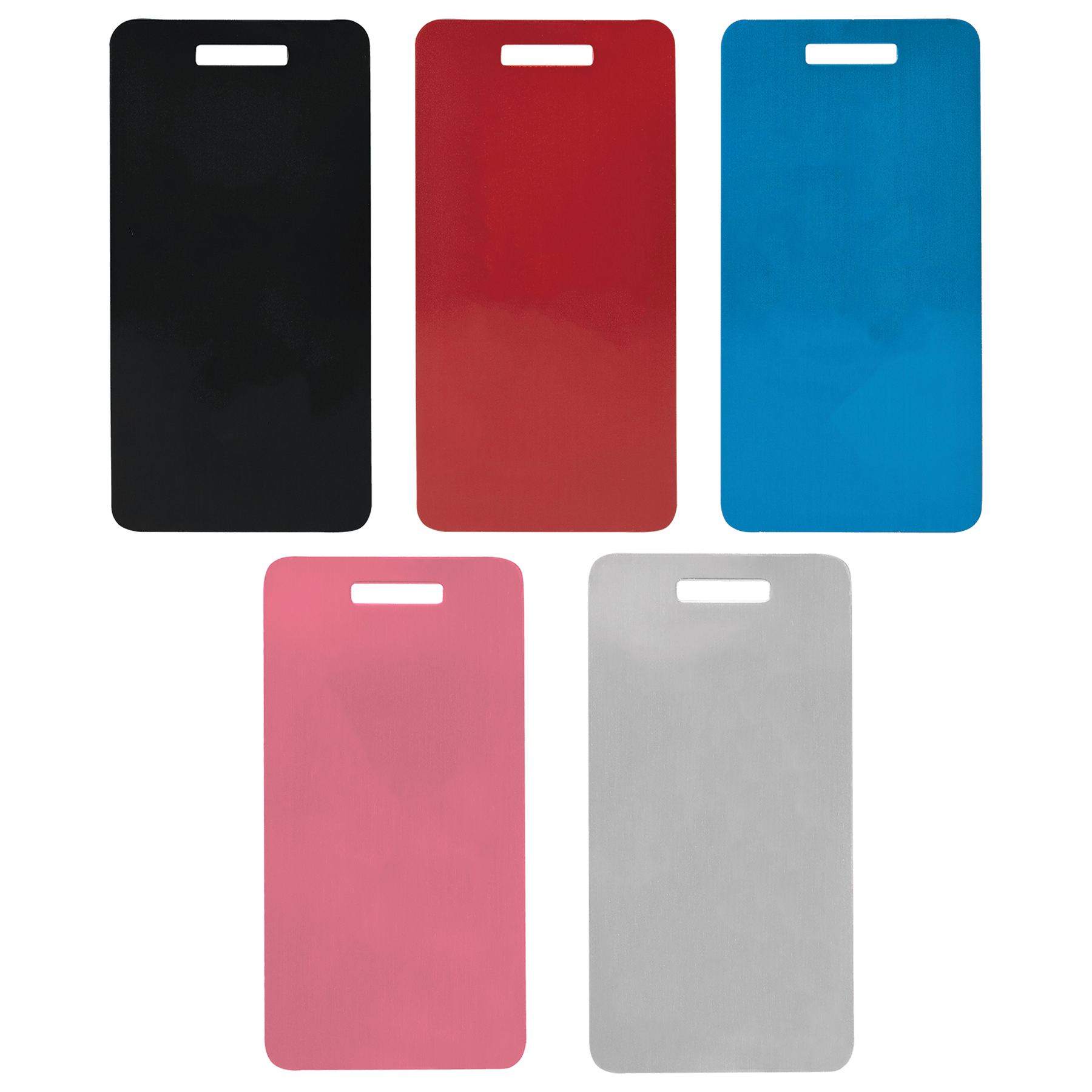 3 7/8" x 2" Anodized Aluminum Luggage Tag 4