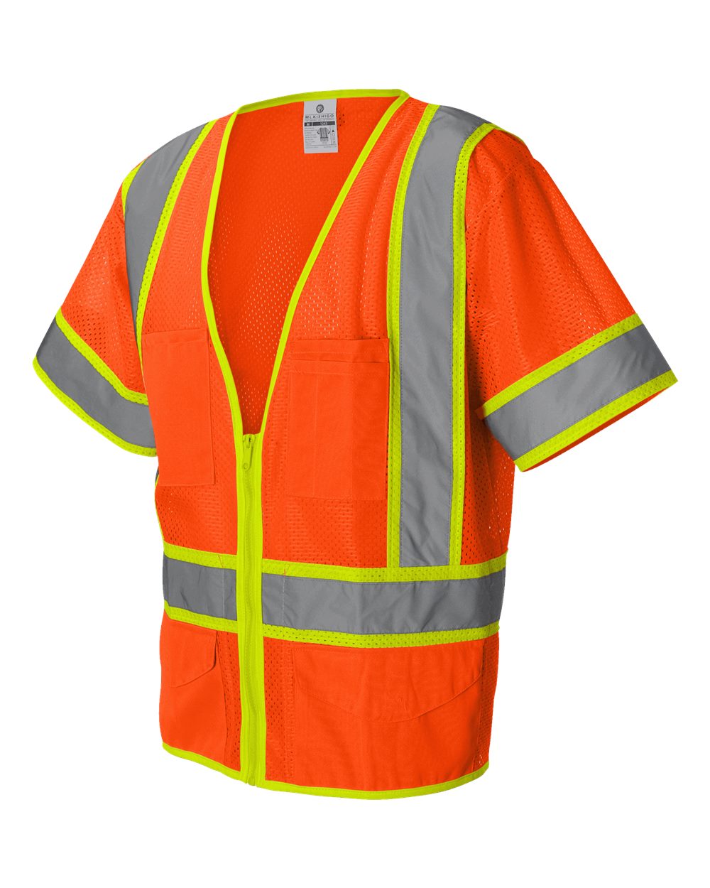 Unisex Ultra-Cool™ Six-Pocket Mesh Surveyor's Vest - 1242-1243 3