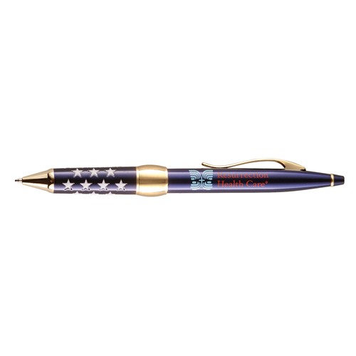 Patriot Star Grip Twist Action Metal Pen, Ballpoint pen 8