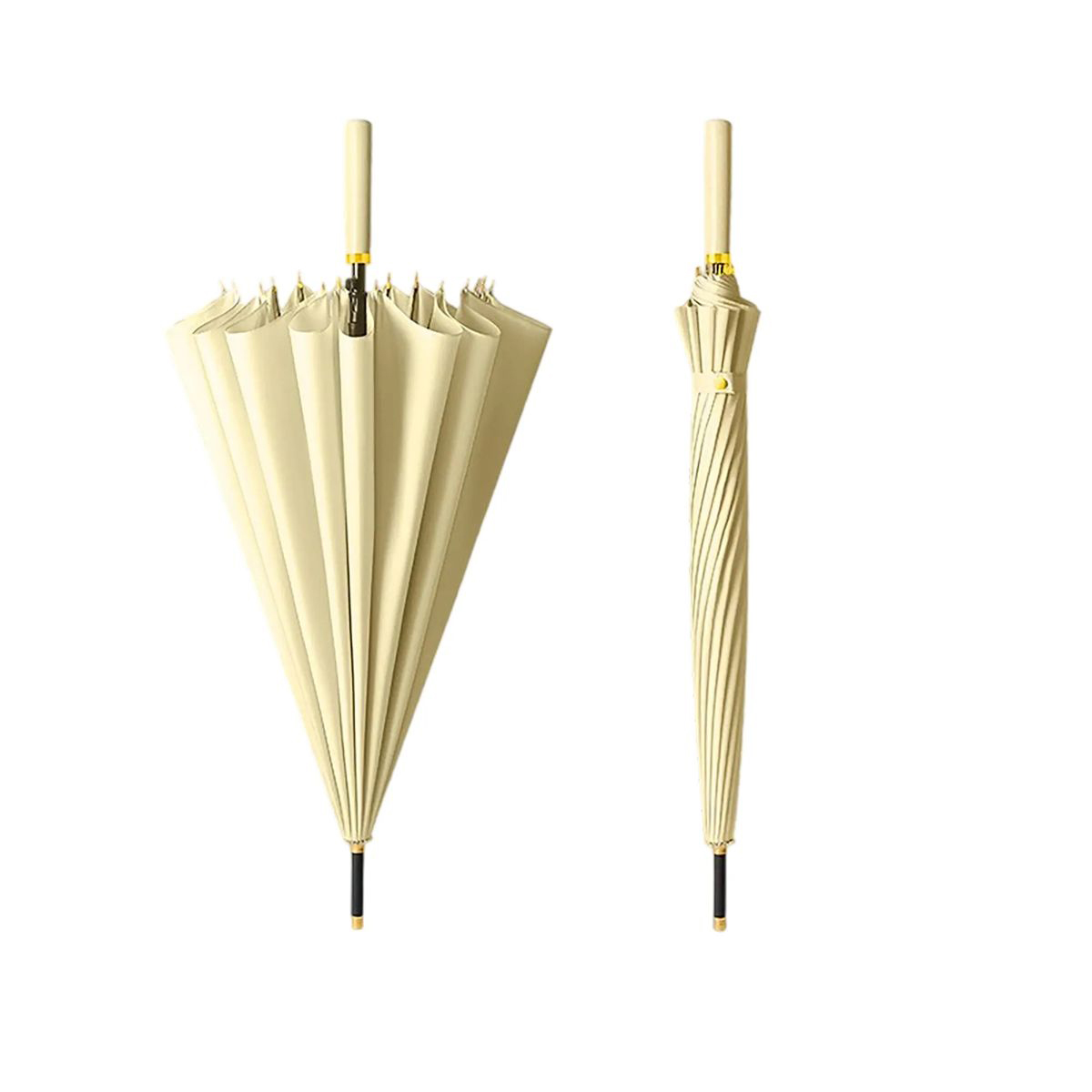Percussion Cloth Umbrella with Comfortable Grip Handle 10