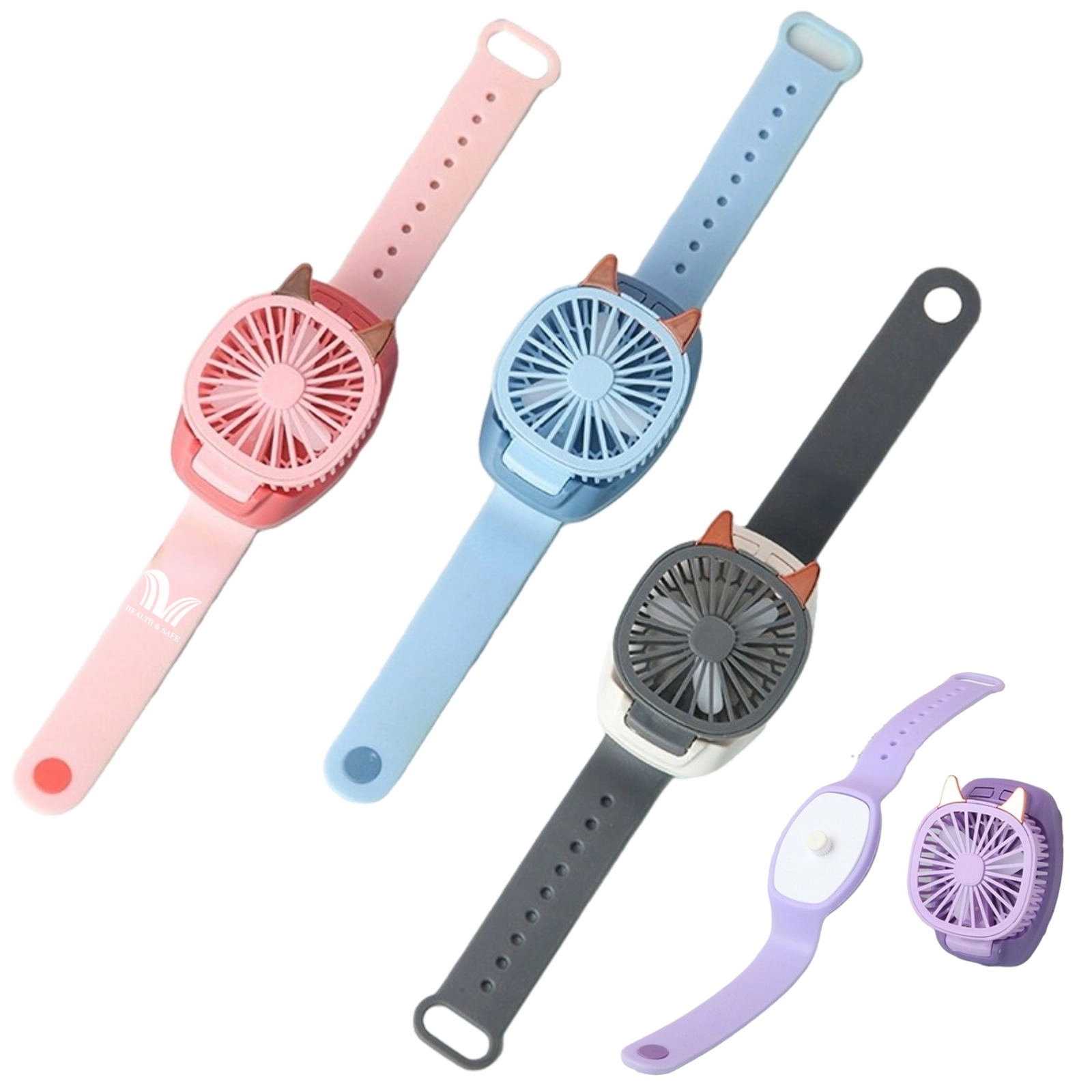 Mini Cartoon Portable Watch Fan 4