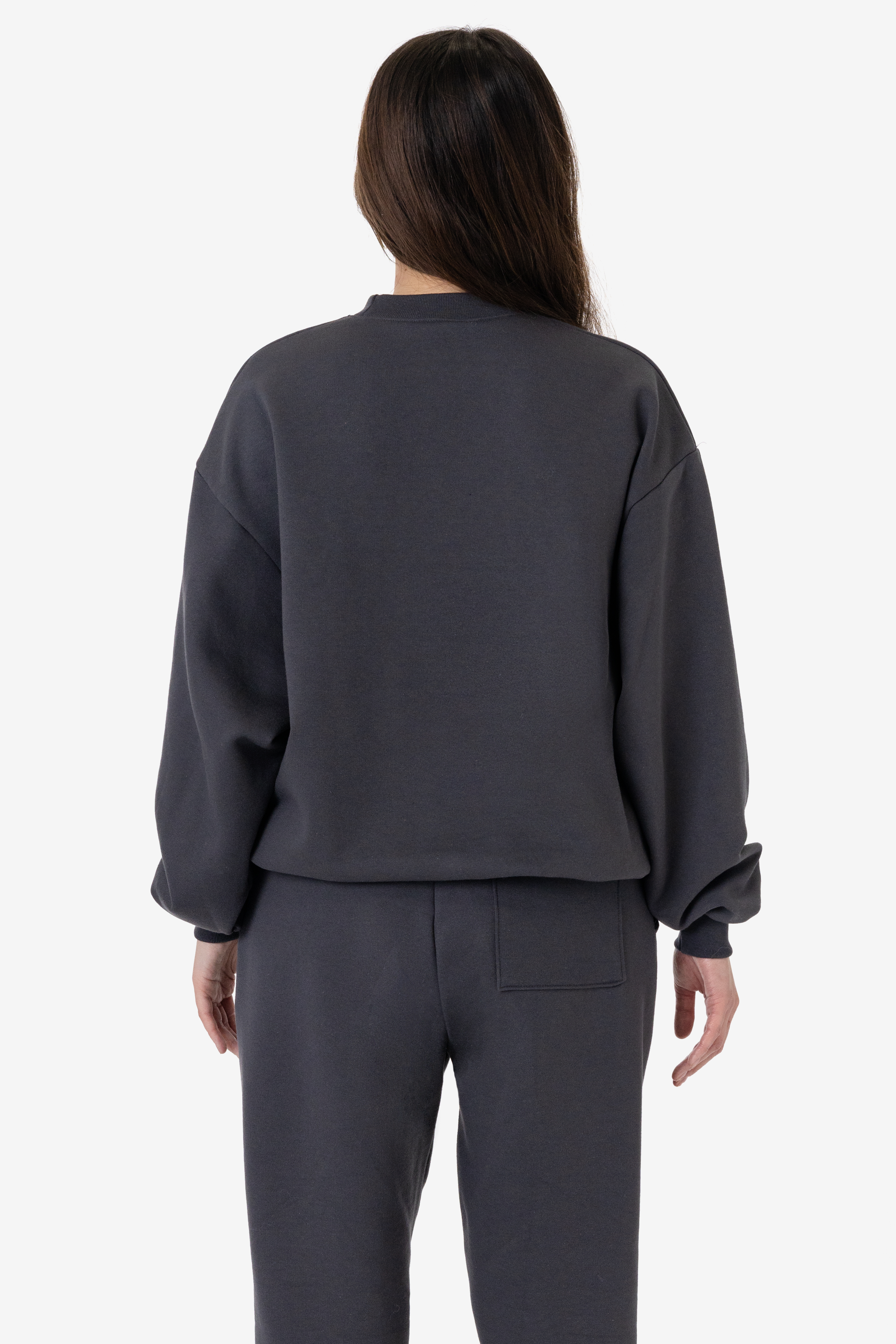 10 OZ MID-WEIGHT POLY COTTON FLEECE WIDE CREW 10