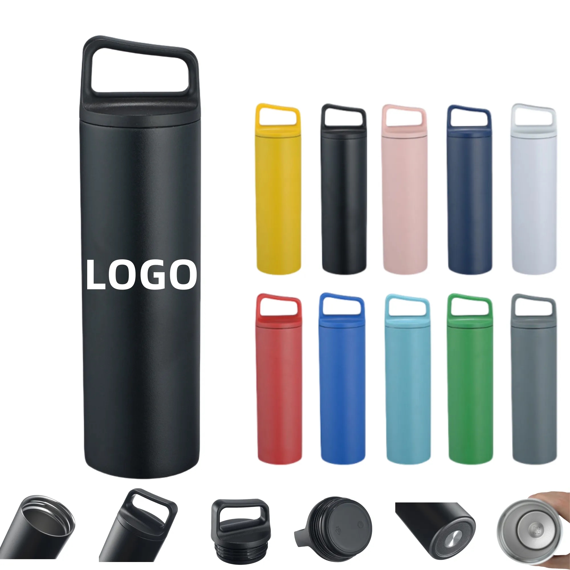 16oz 304 Stainless Steel Handle Thermos Cup 10