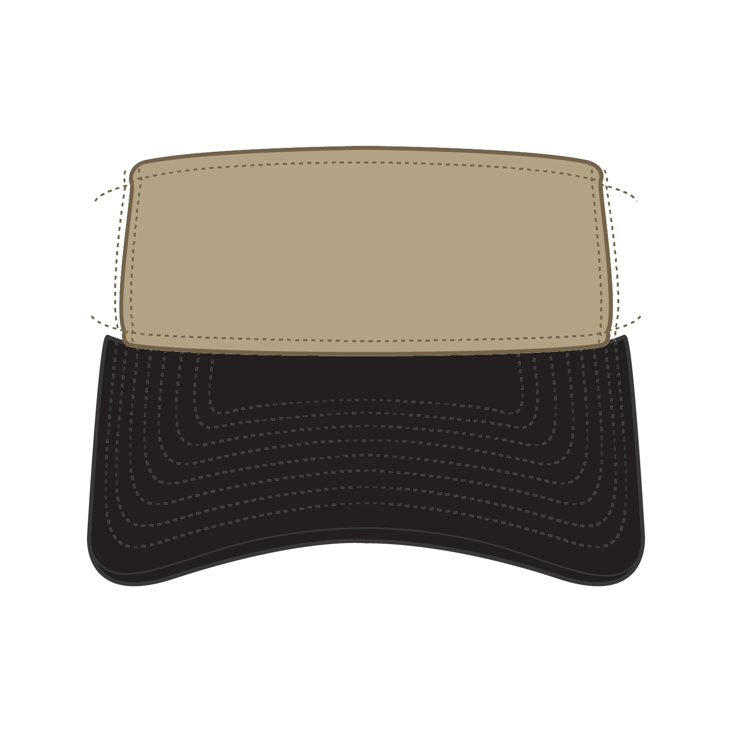 OTTO CAP® OTTO FLEX® Fitted Sun Visor 10