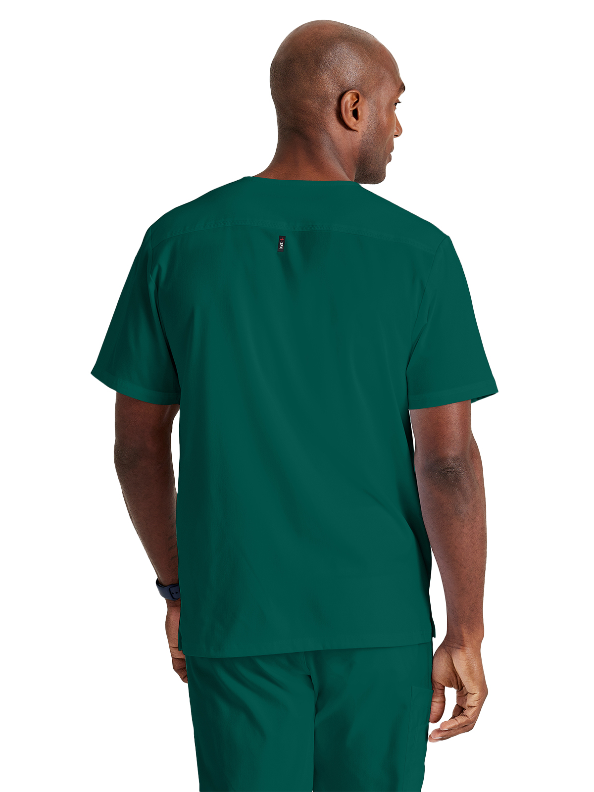 Grey's Anatomy Spandex Stretch - Men's Two-Pocket V-Neck Murphy Scrub Top 2