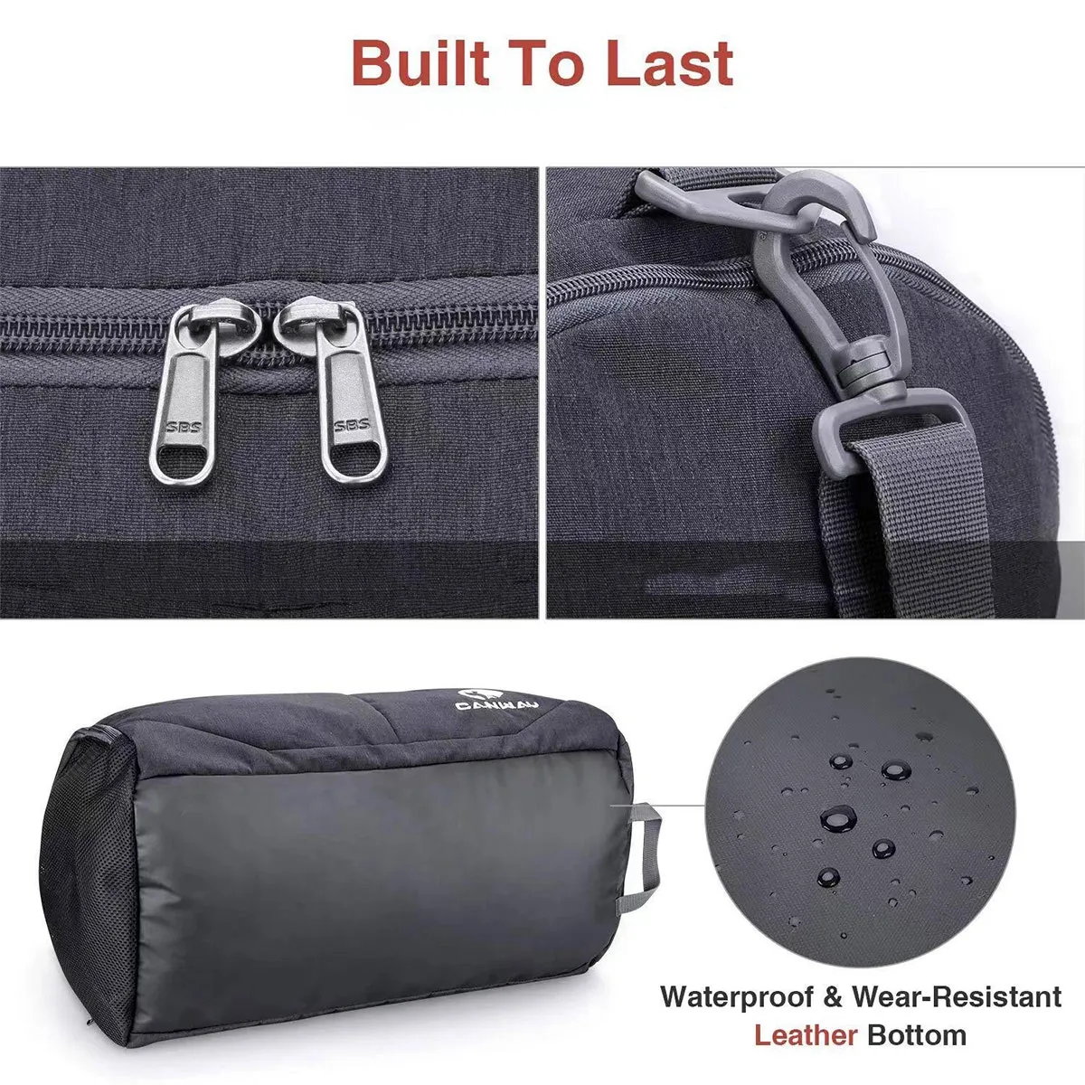 Lightweight Unisex Travel Duffel Sports Gym Bag 4