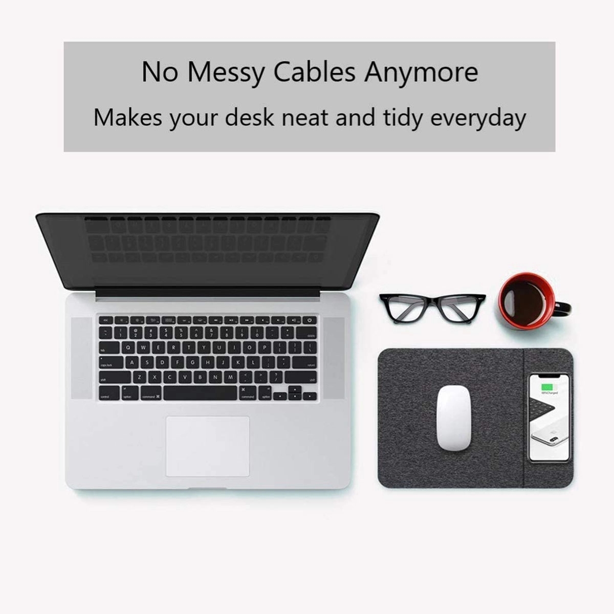 15W Fast Wireless Charging Mouse Pad Qi Certified 3