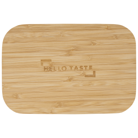 Bamboo Fiber Lunch Box with Cutting Board Lid 38