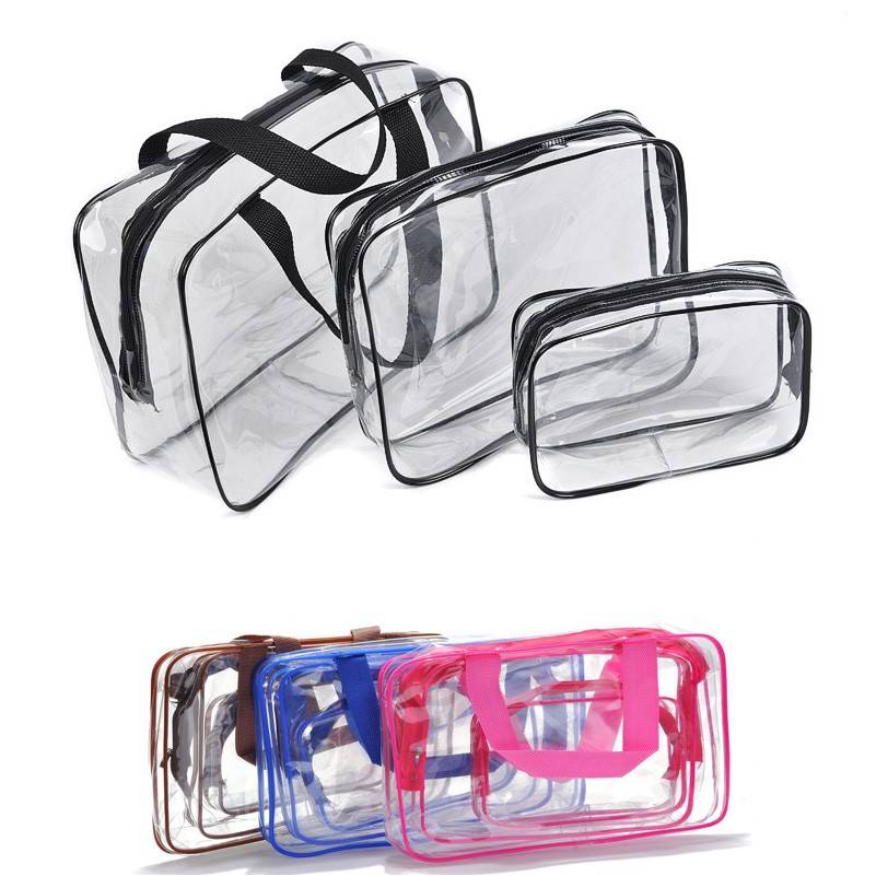 3 Pcs Set PVC Cosmetics Bags 2