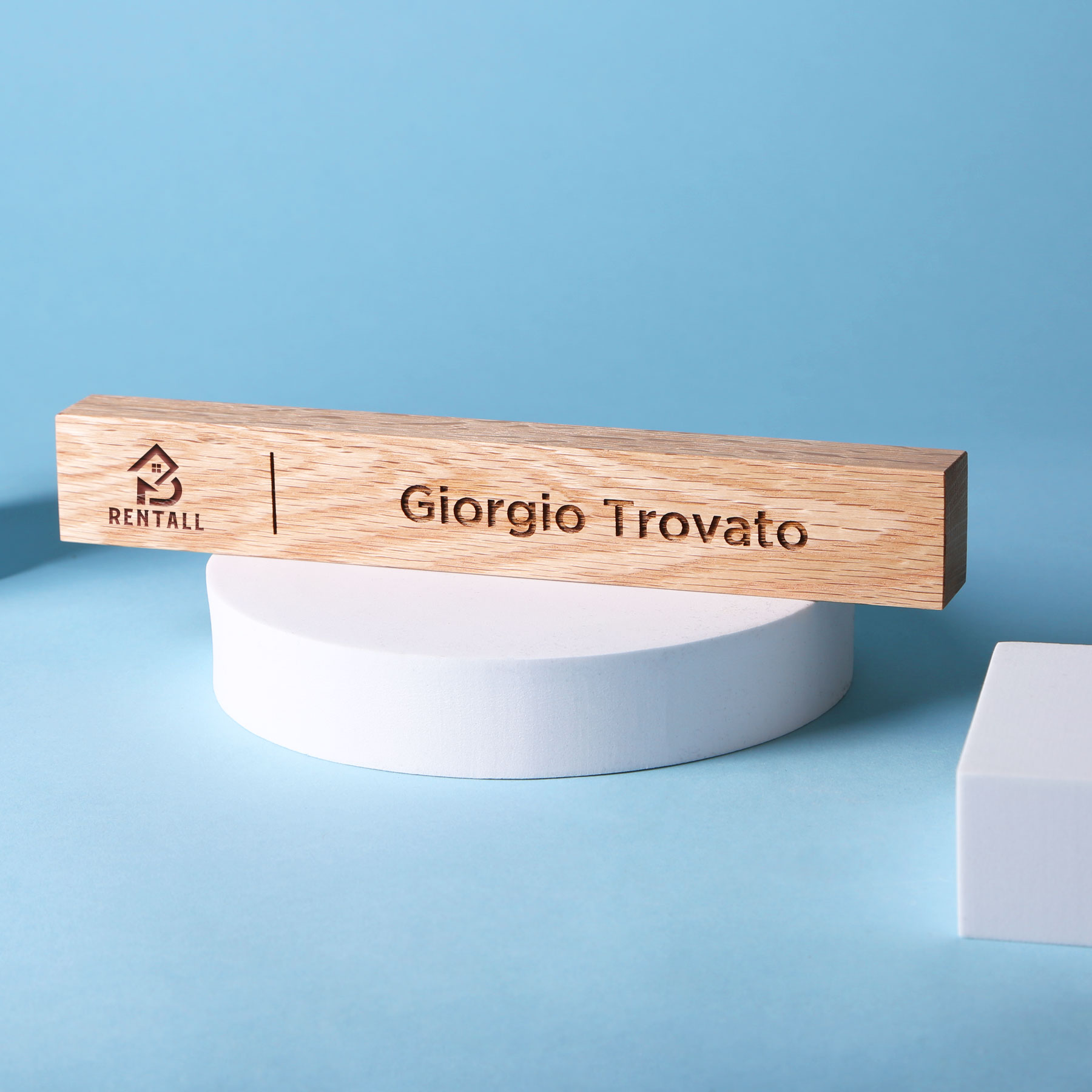 Wood Name Bar 2