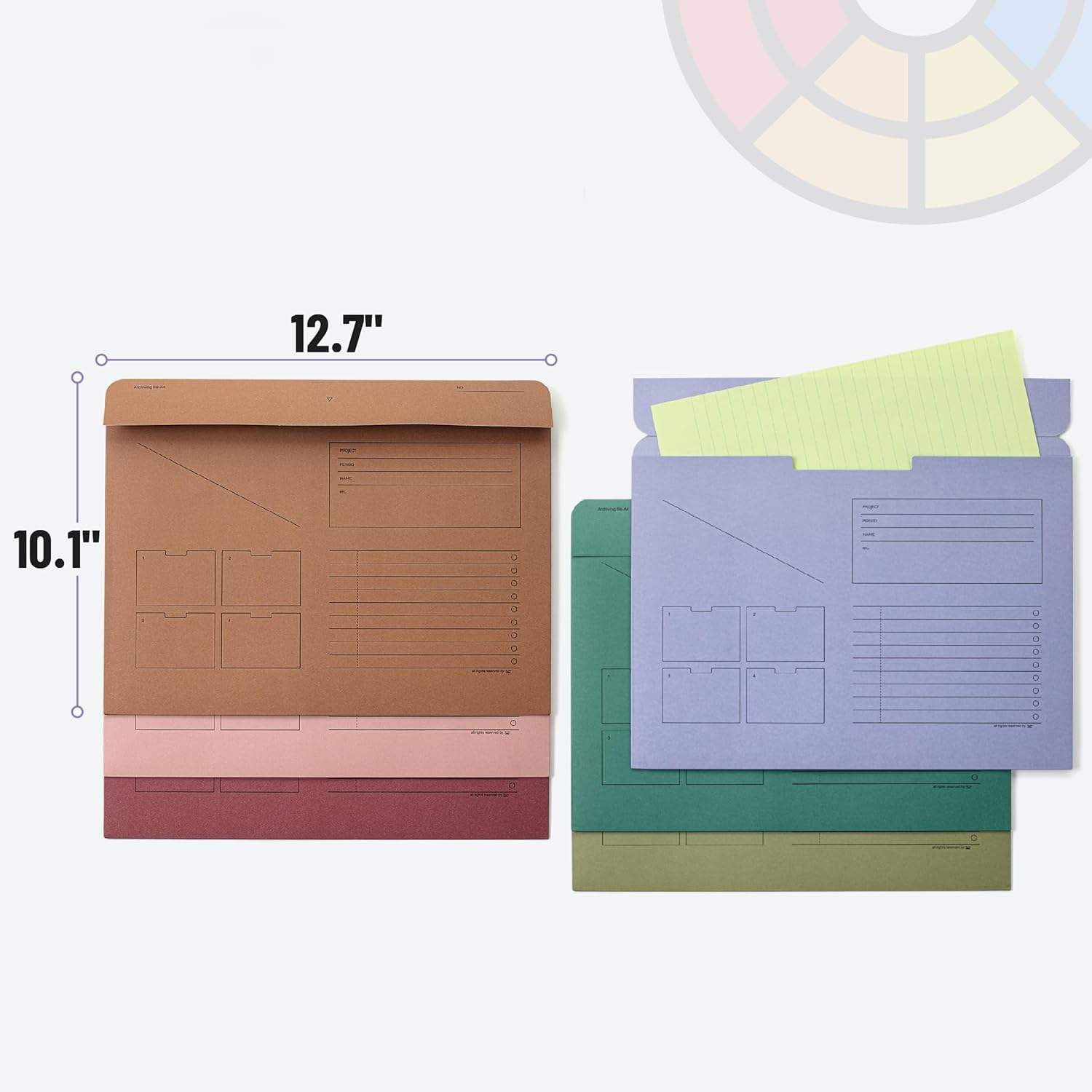 A4 Paper Pocket File Folder 10