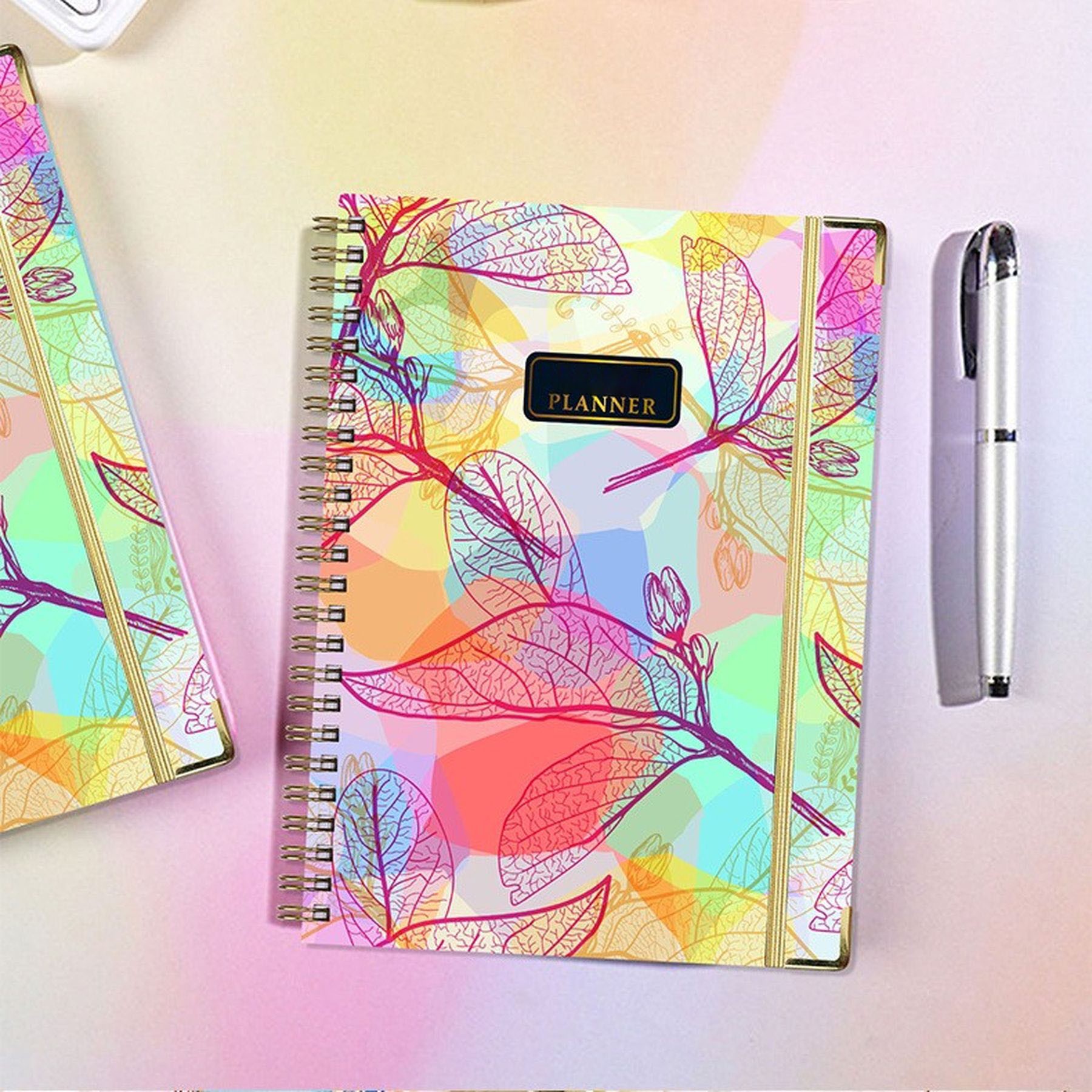 Twin-Wire Binding Weekly And Monthly Planner 4