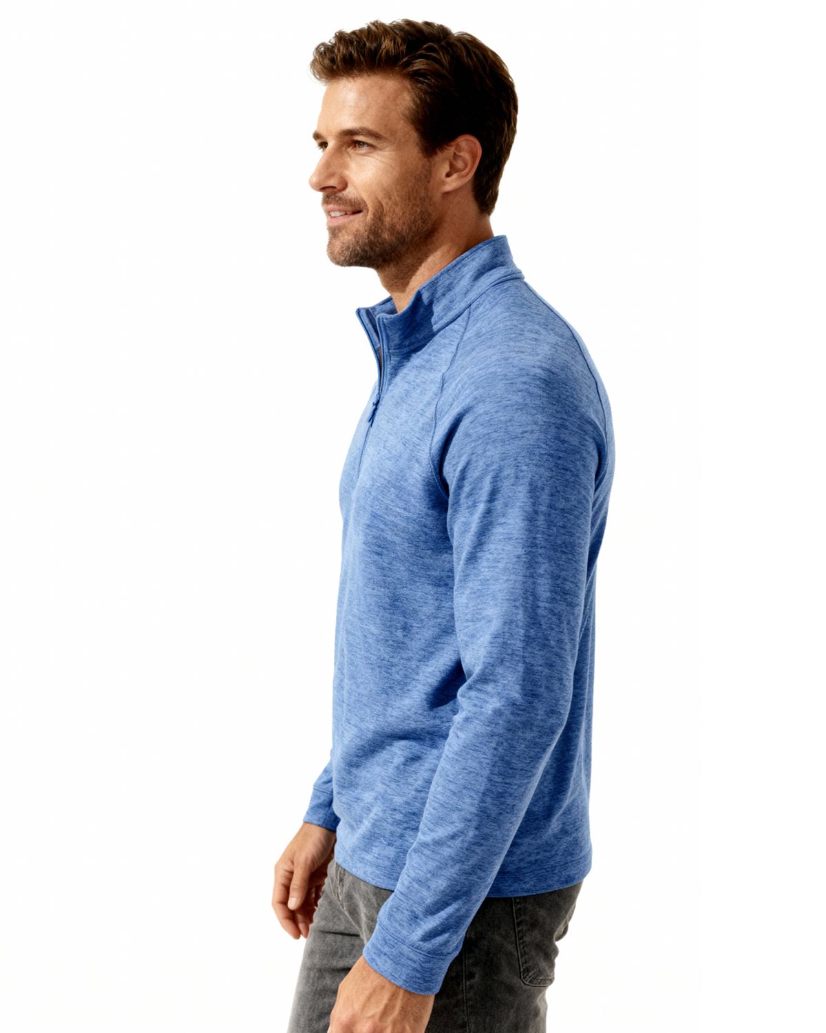 Clique Dash Recycled Mens Quarter Zip Sweatshirt 36