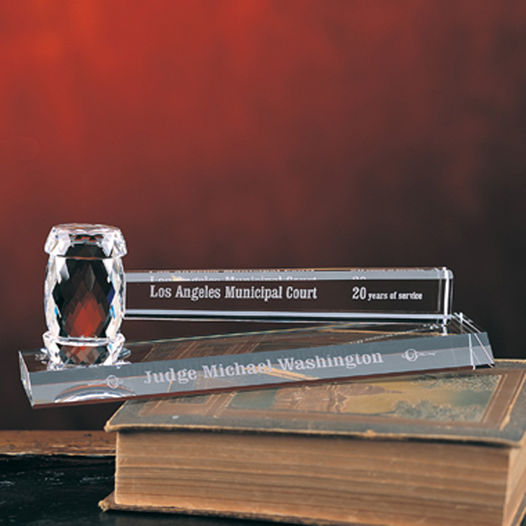 GAVEL OPTICAL CRYSTAL 2