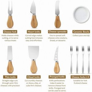 Bamboo Round Charcuterie Boards Set 3