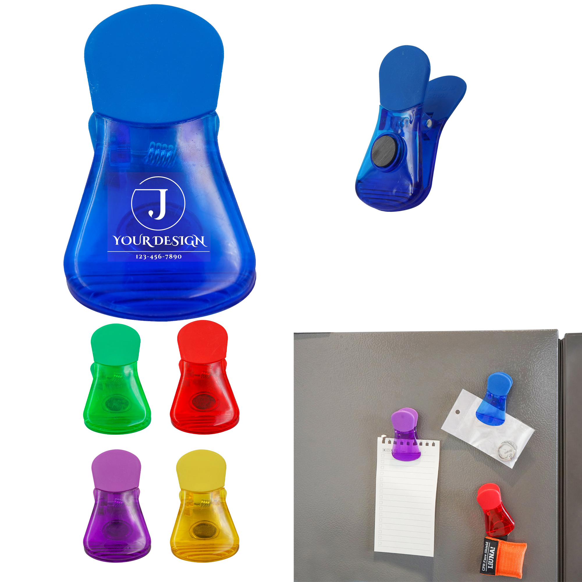 Magnetic Plastic Power Clip Snacks Bag Clips 4