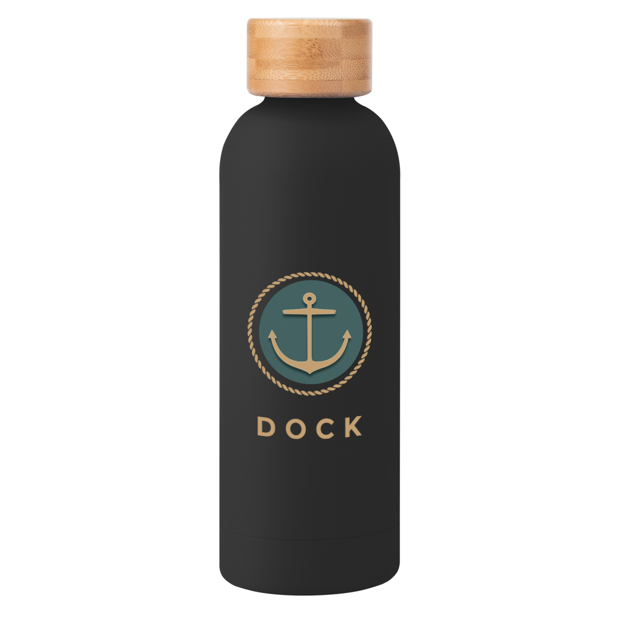 17 Oz. Blair Recycled Stainless Steel Bottle With Bamboo Lid, custom water bottle with logo imprint 27