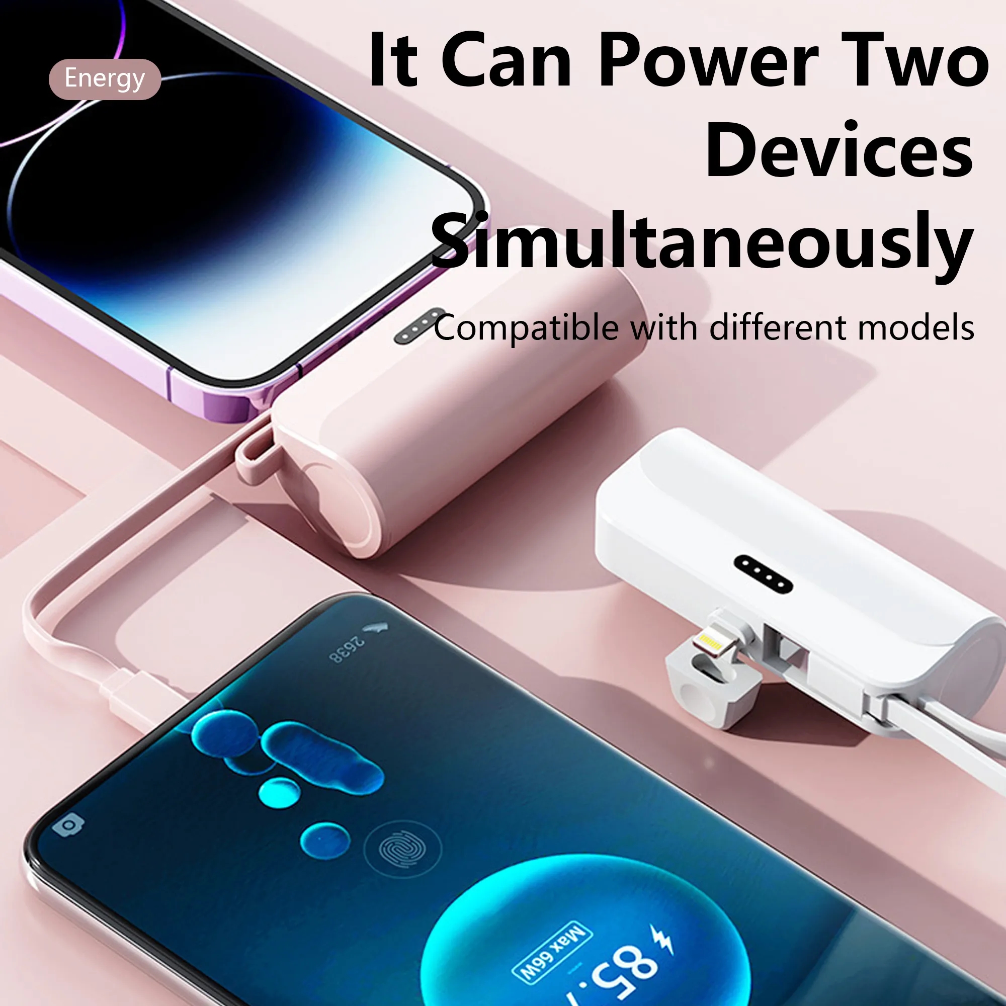 Dual Port Mini Portable Power Bank 10