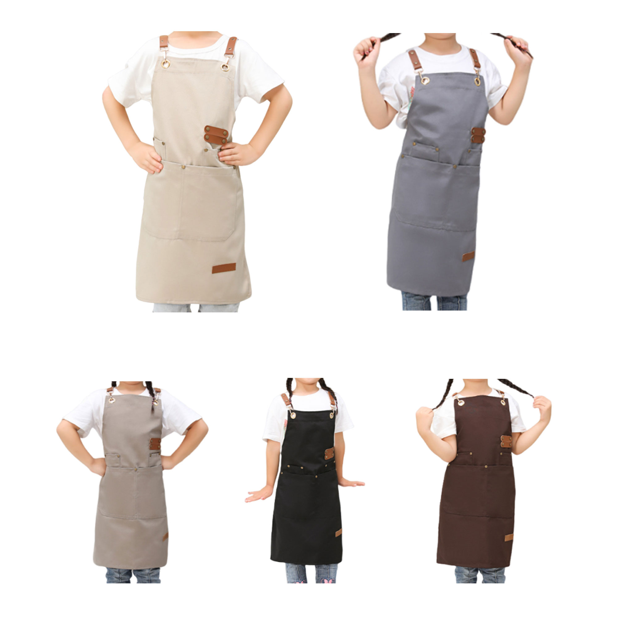 Kids Waterproof Art Printing Apron 2