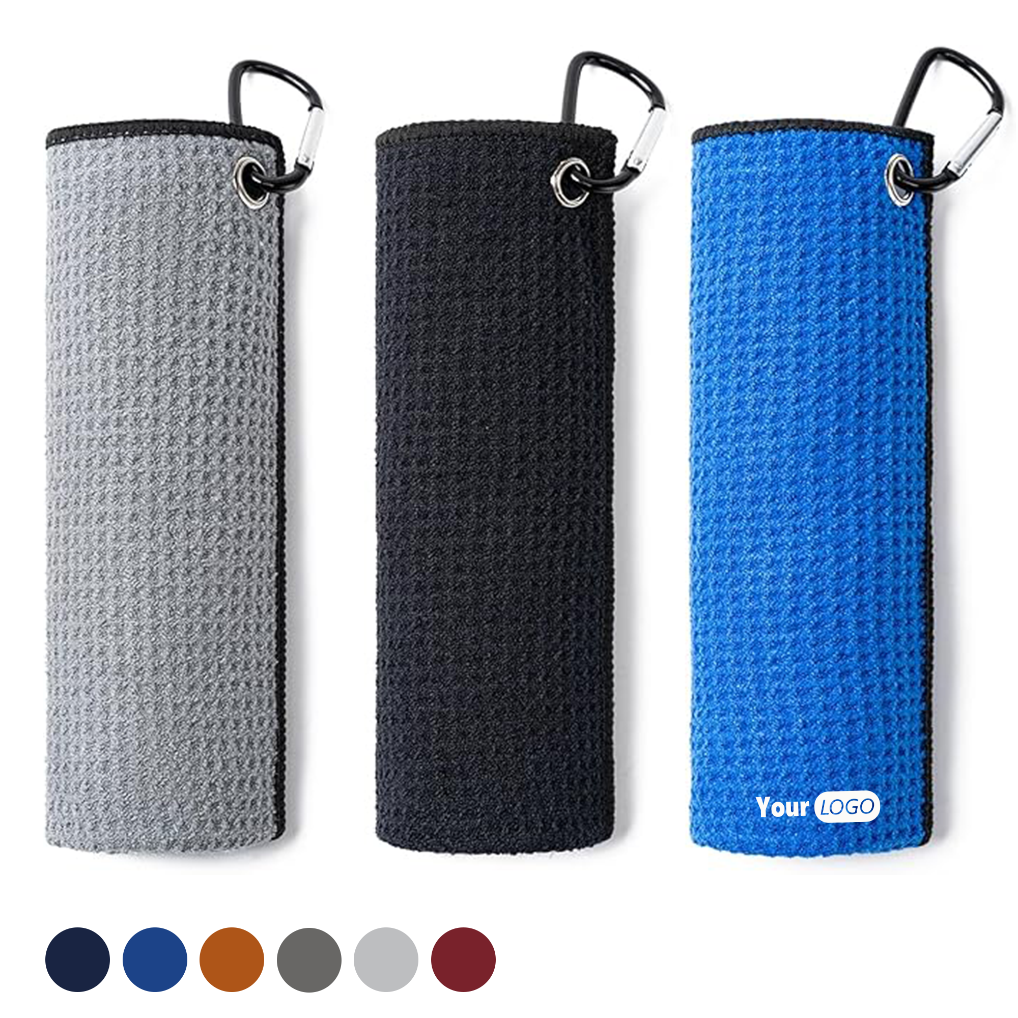 Premium Waffle-Pattern Golf Towel 1