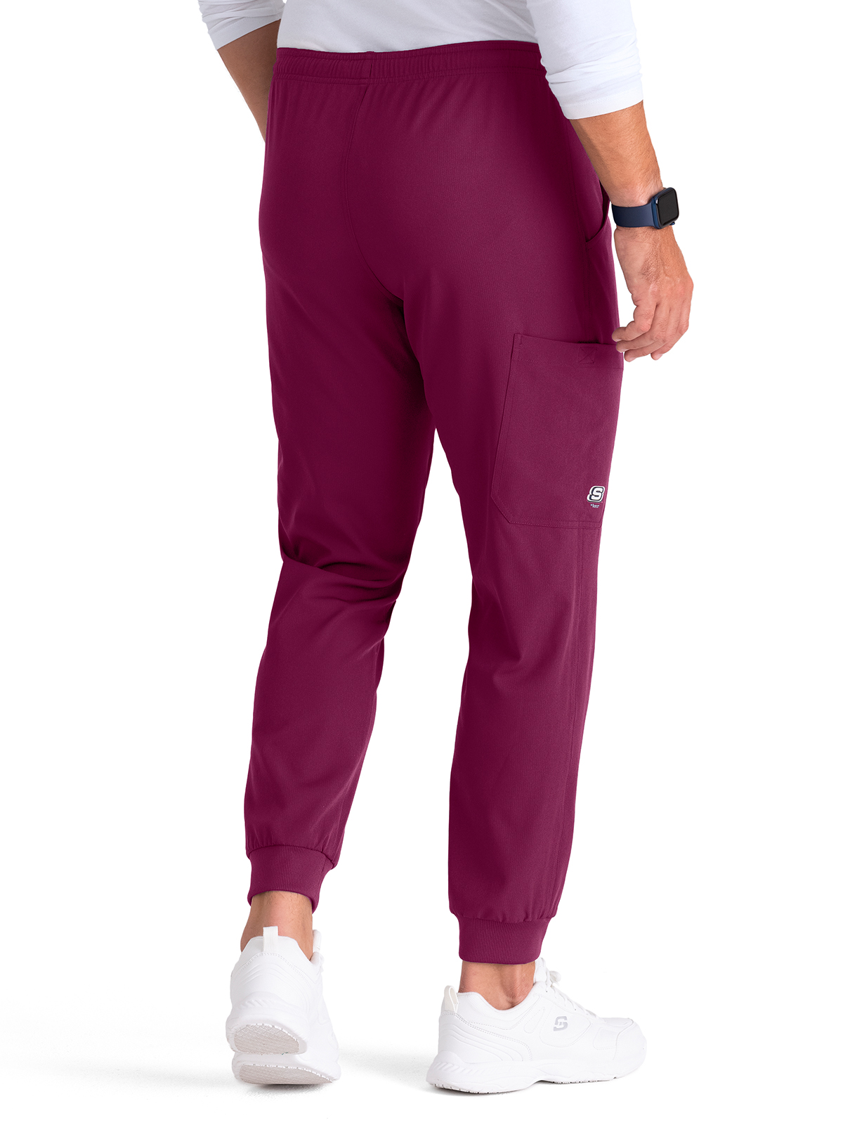 Skechers - Men's Three-Pocket Drawcord and Zip-Fly Structure Jogger Scrub Pant 3