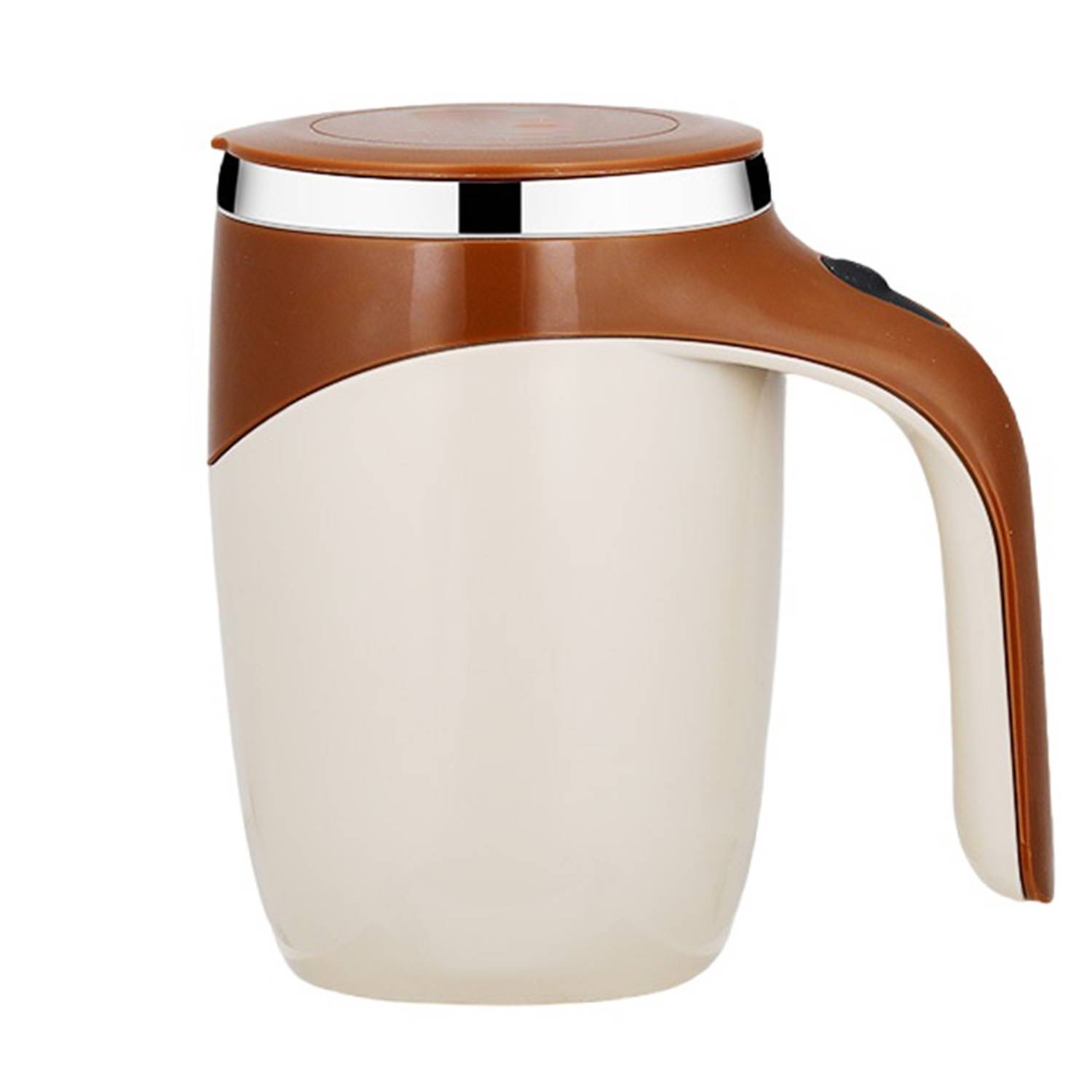 12oz Stainless Steel Coffee Automatic Stirring Mug 4