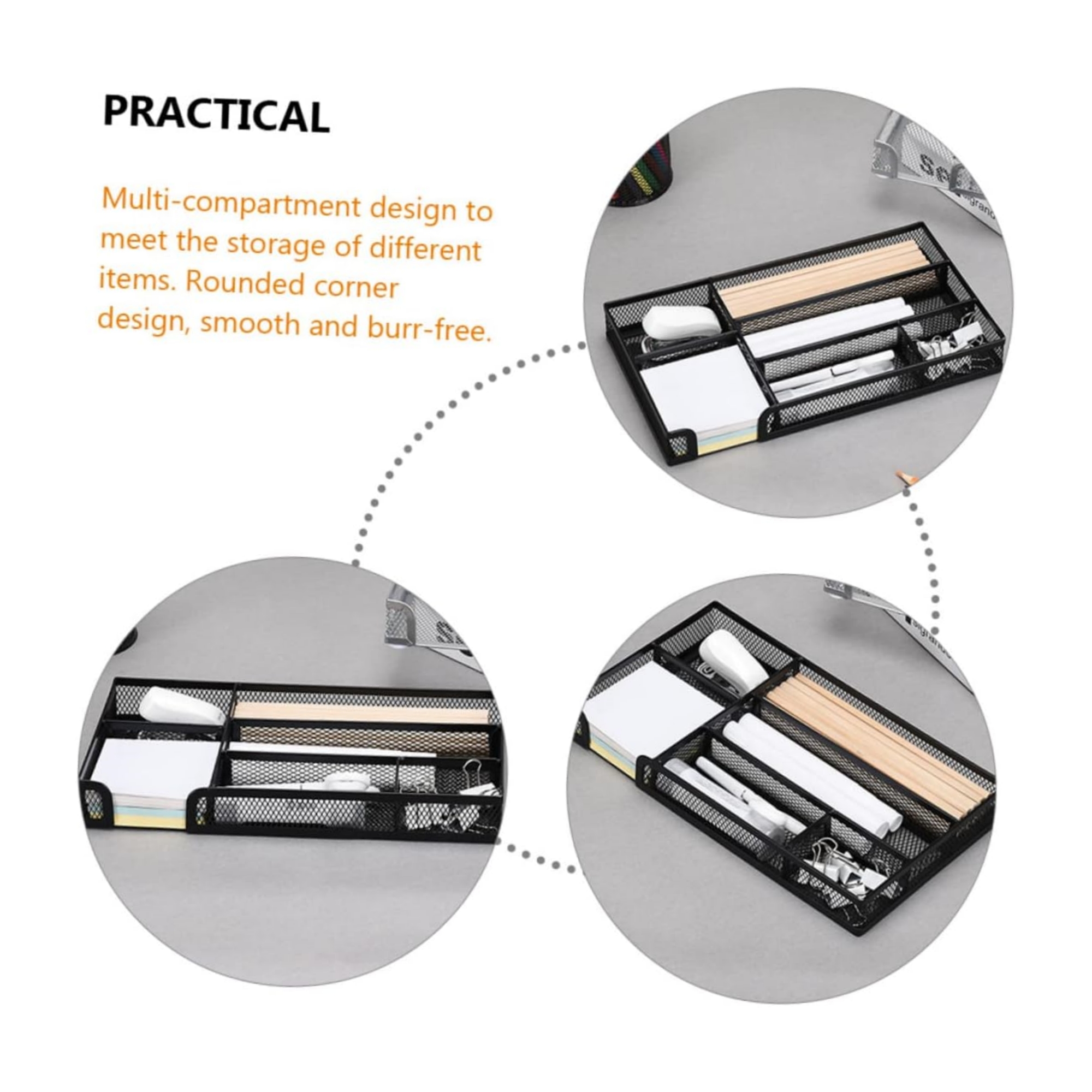 Desk Drawer Storage Tray 4